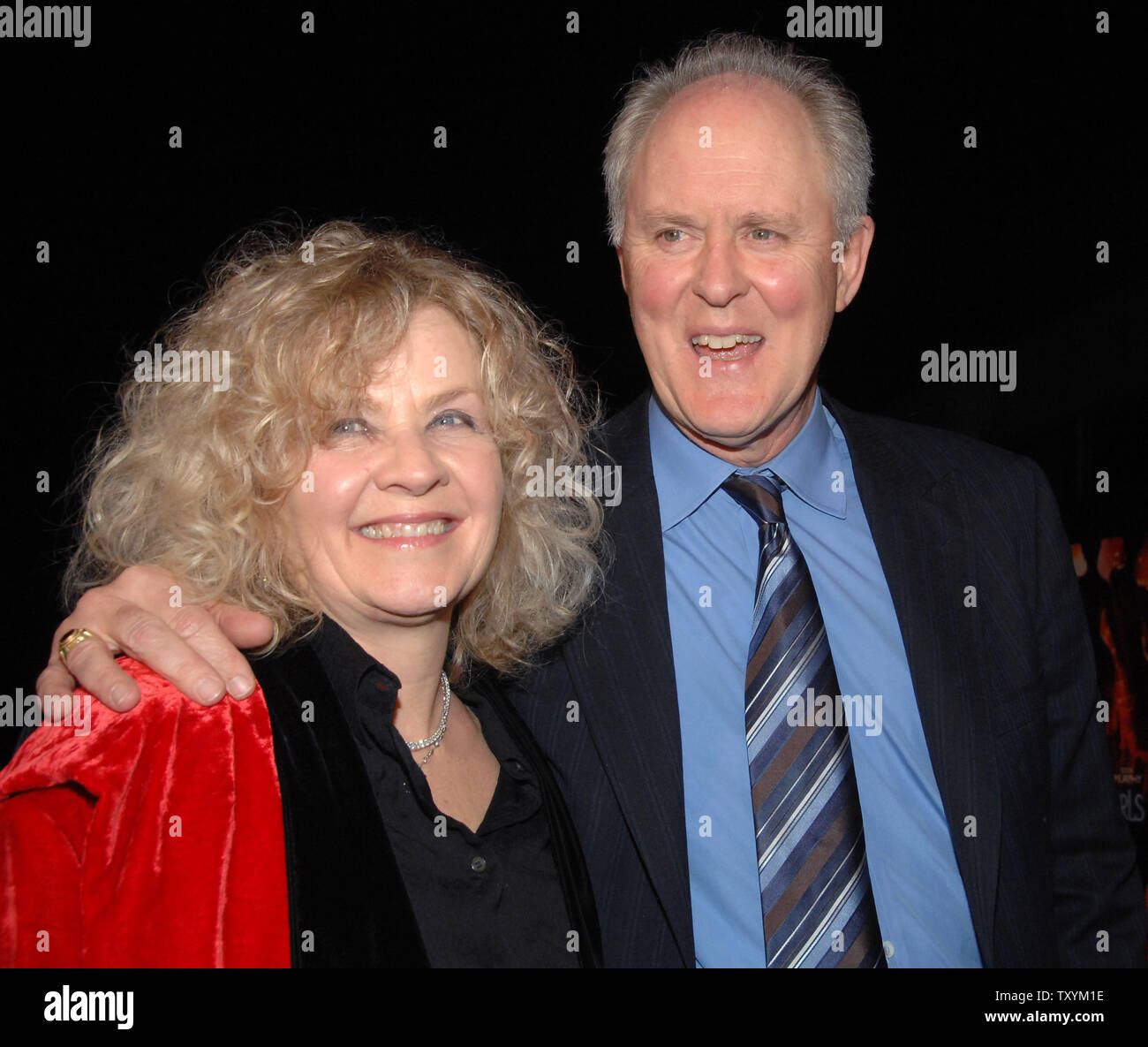John Lithgow (R), a cast member in the motion picture musical drama