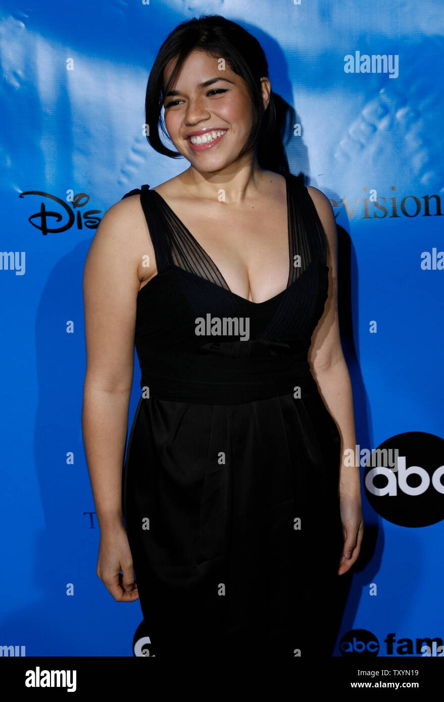 Actress America Ferrera of 'Ugly Betty' arrives at the ABC party for the Television Critics Association Press Tour in Pasadena, California on January 14, 2007. (UPI Photo/Gus Ruelas) Stock Photo