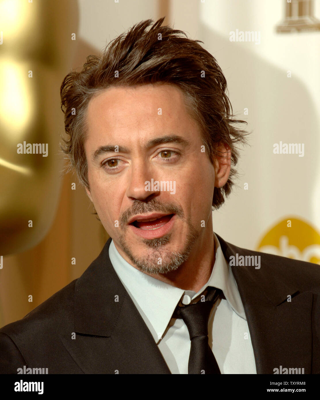 Rd Jr Actor Robert Downey Jr. poses for photos at the 79th Annual Academy ...