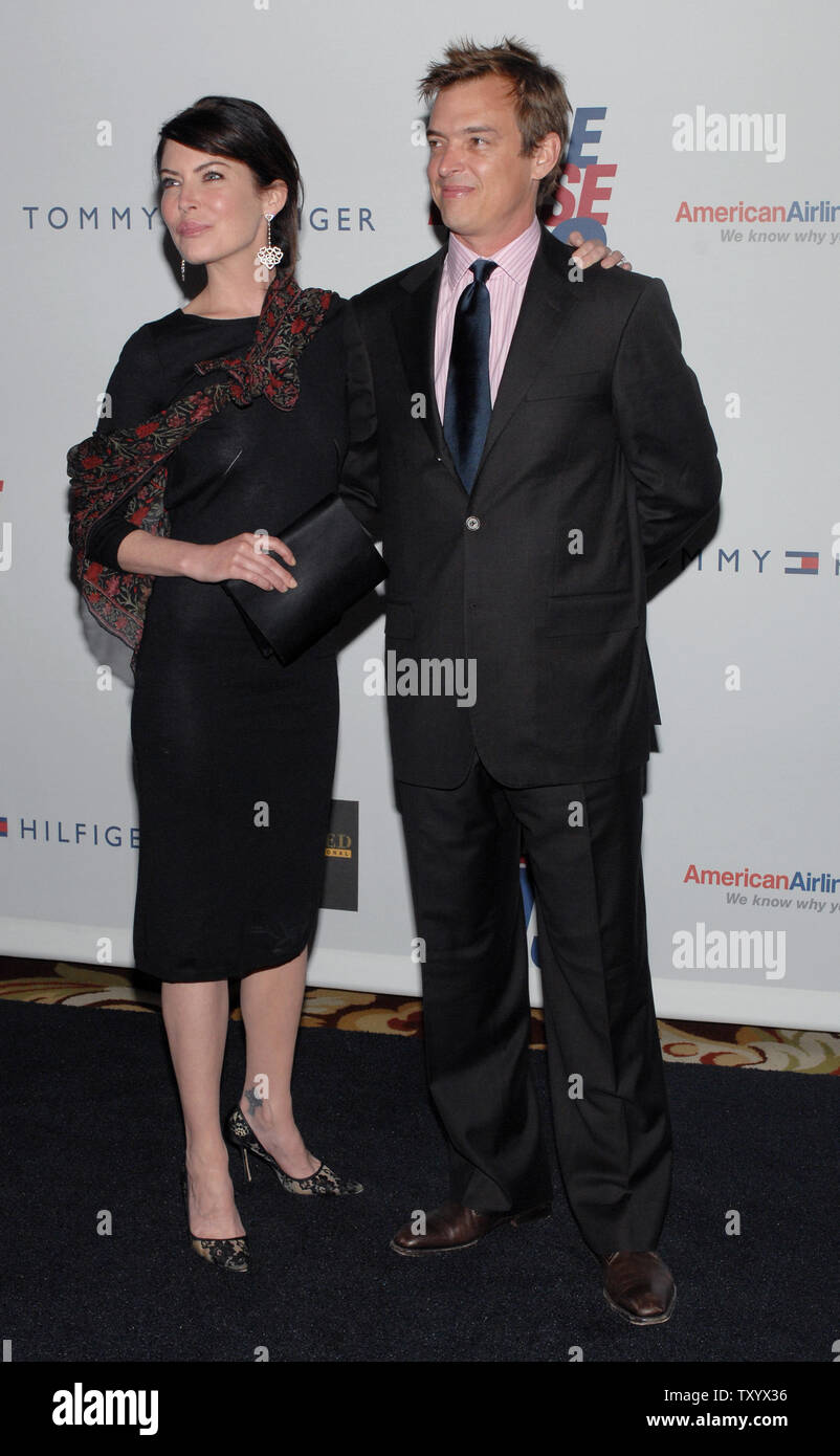 Actress Lara Flynn Boyle Arrives With Her Husband, Texas Businessman