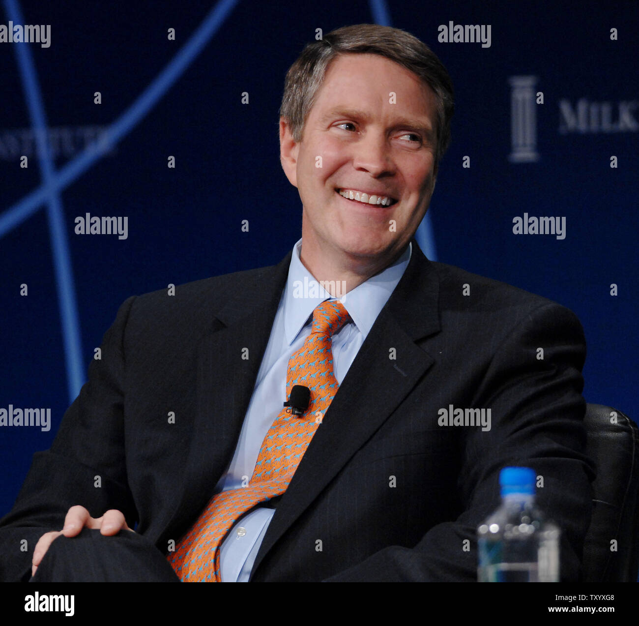 William Frist, former U.S. Senate Majority Leader  participates in the "American Politics 2008" panel discussion during the 10th Milken Institute Global Conference in Beverly Hills, California on April 24, 2007.  (UPI Photo/Jim Ruymen) Stock Photo