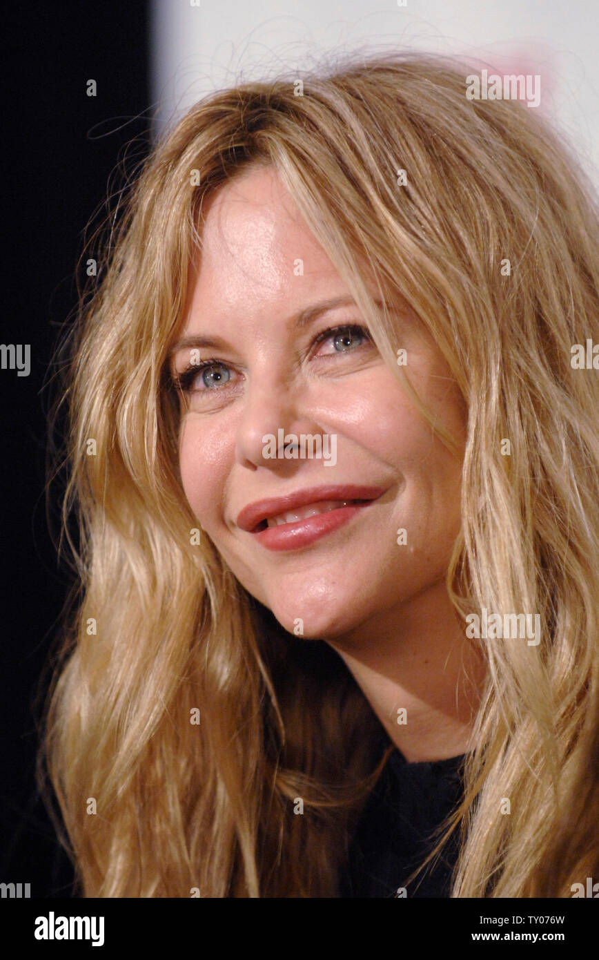 Actress Meg Ryan attends the International Women's Media Foundation's 18th annual Courage in Journalism Awards in Beverly Hills, California on October 30, 2007. (UPI Photo/ Phil McCarten) Stock Photo