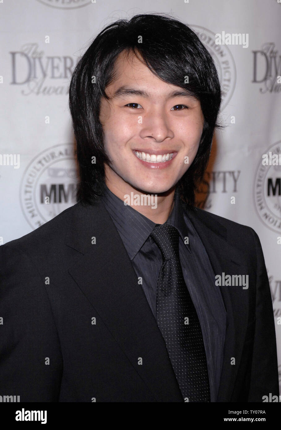 Actor Justin Chon attends the Diversity Awards held in Los Angeles on November 18, 2007. (UPI Photo/ Phil McCarten) Stock Photo