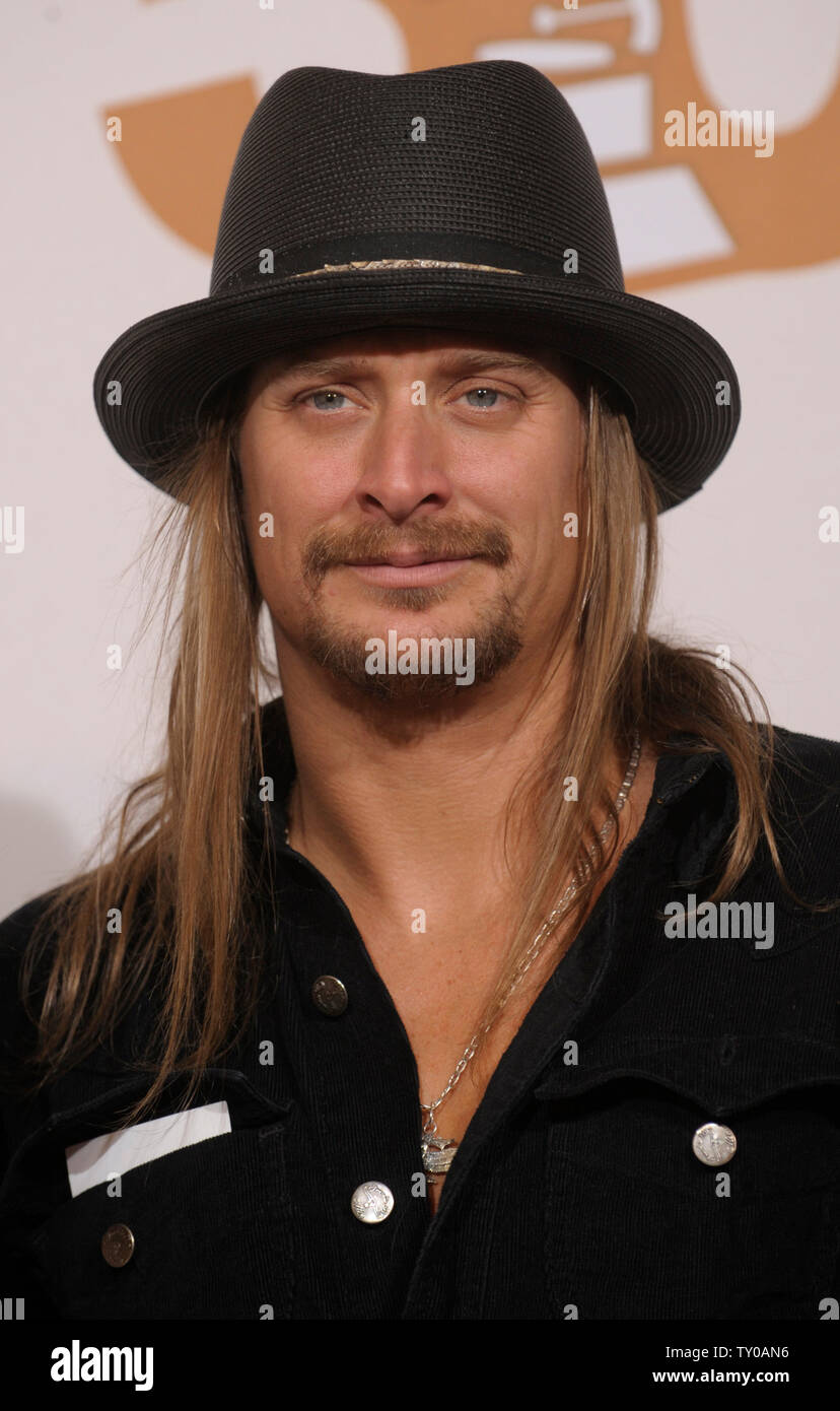 Kid Rock Appears Backstage At The 50th Annual Grammy Awards At The