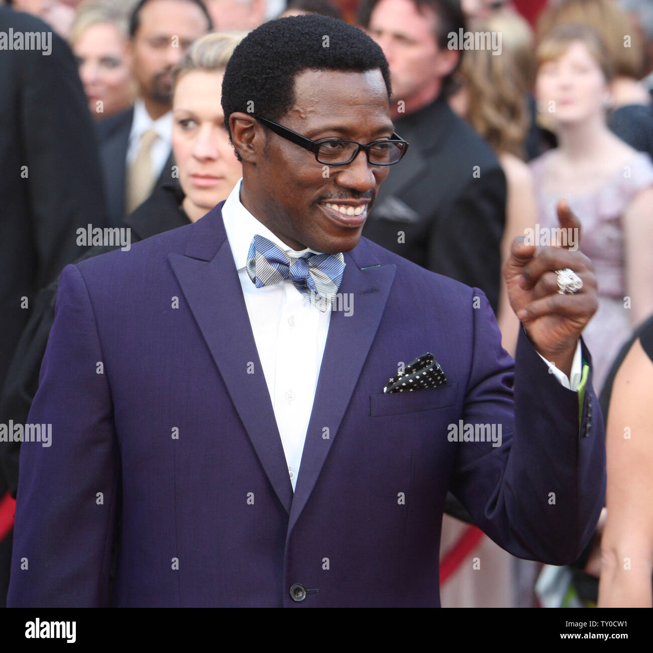 Actor Wesley Snipes arrives for the 80th Annual Academy Awards at the