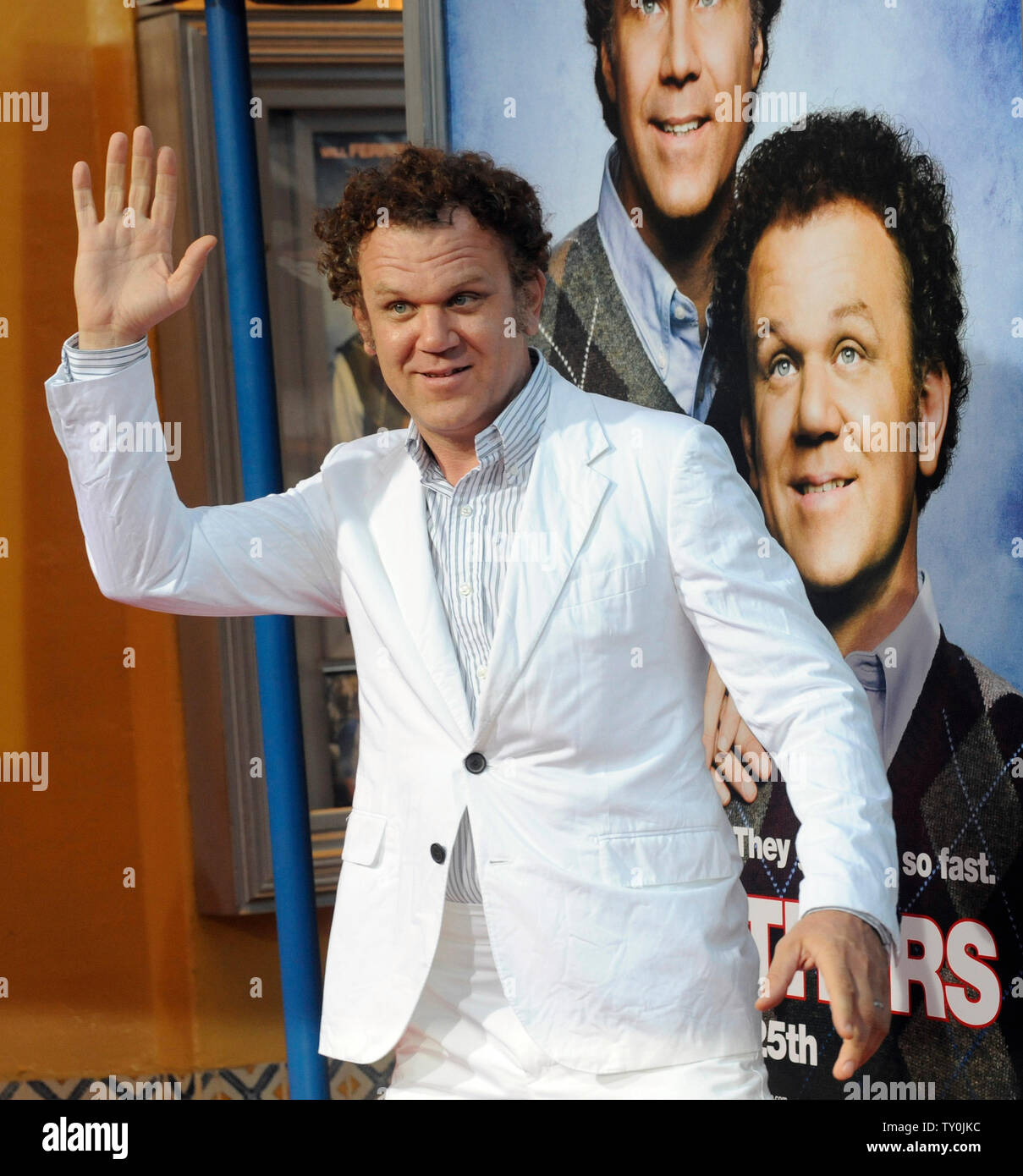 John C. Reilly, a cast member in the motion picture comedy "Step Brothers", attends the of the film Los Angeles on July 2008. (UPI Photo/Jim Ruymen Stock Photo - Alamy