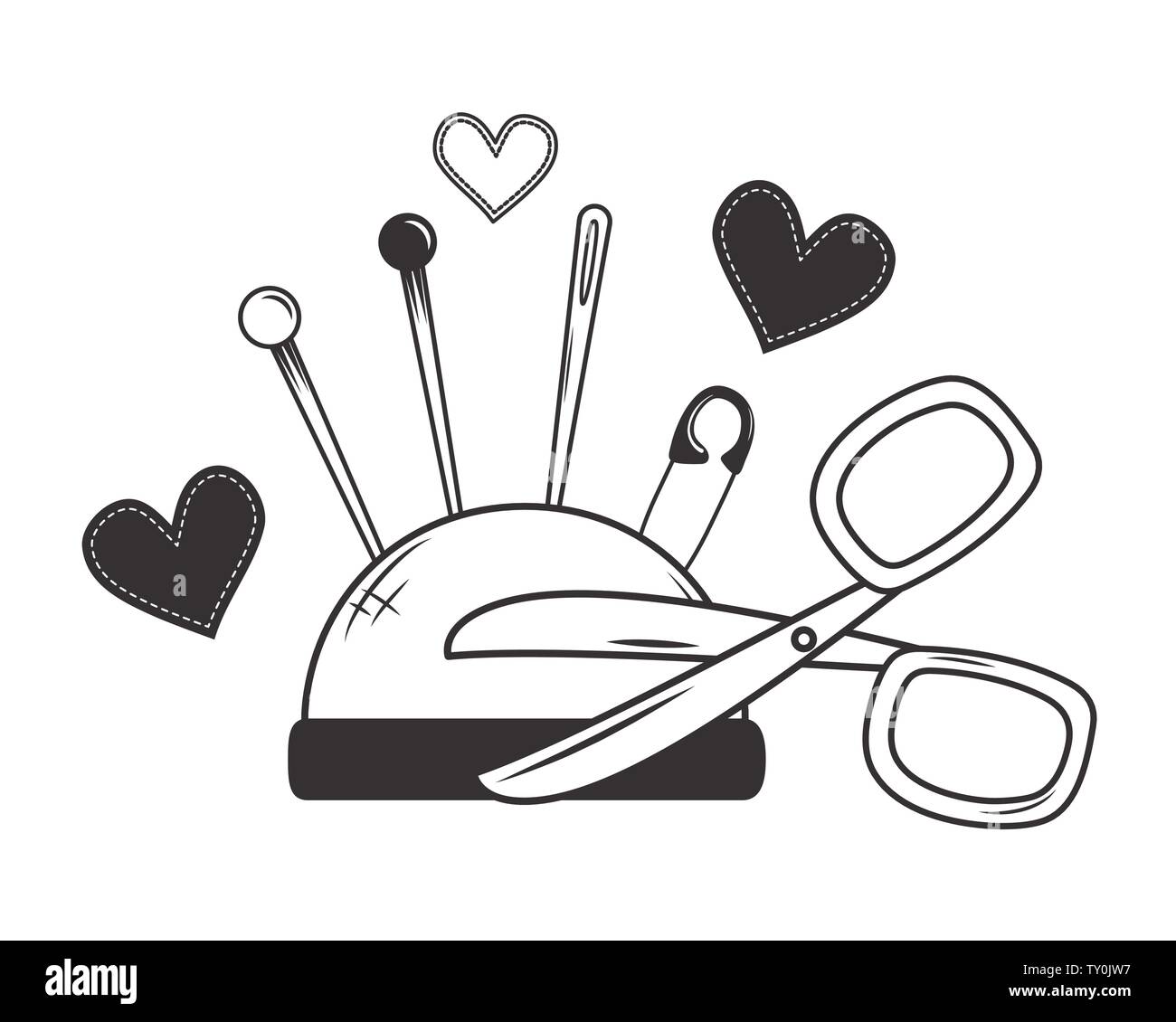 Scissor tool design, Tailor shop fashion textile workshop sewing and ...