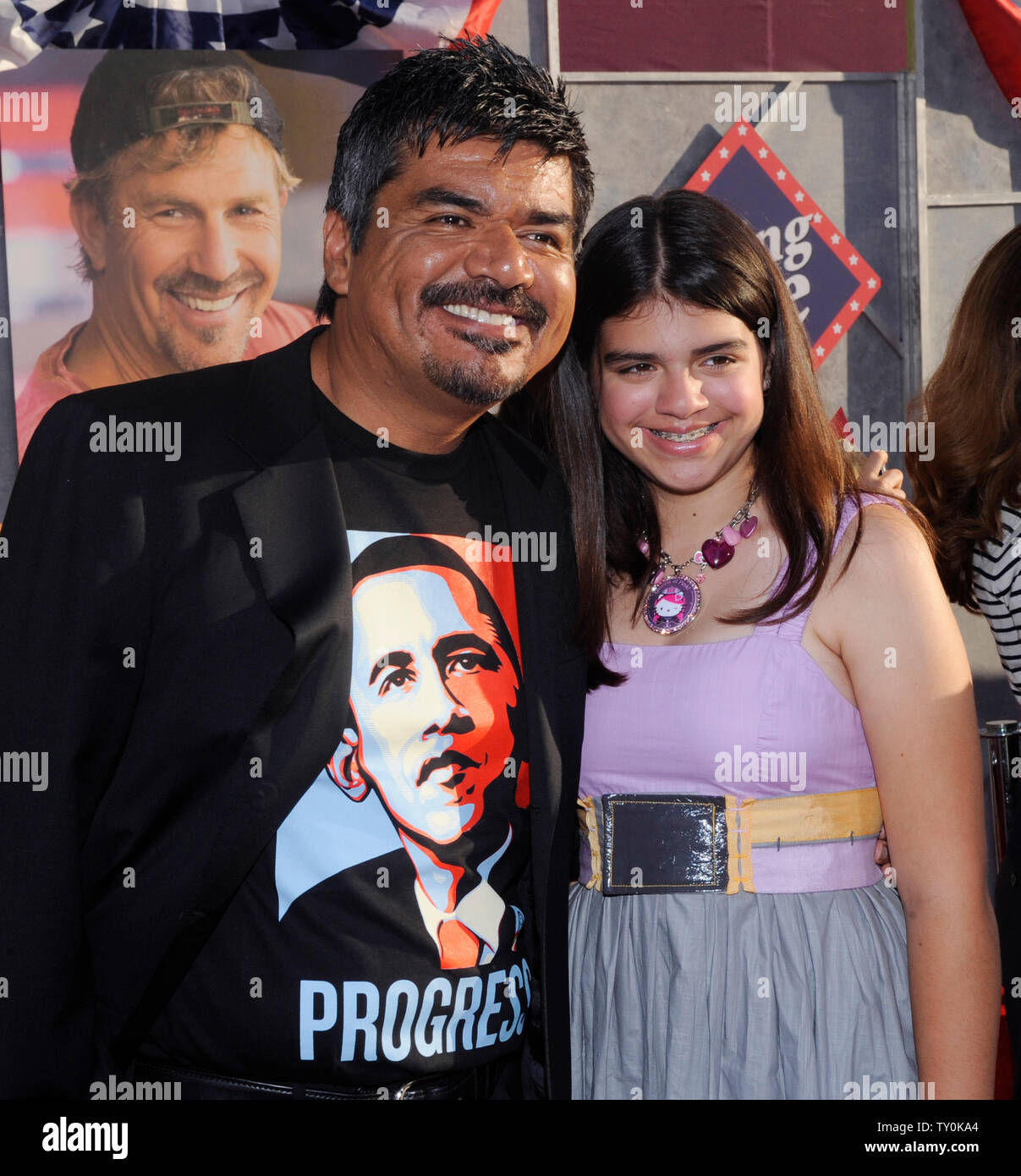 Actor George Lopez, a cast member in the motion picture comedy "Swing Vote", attends the