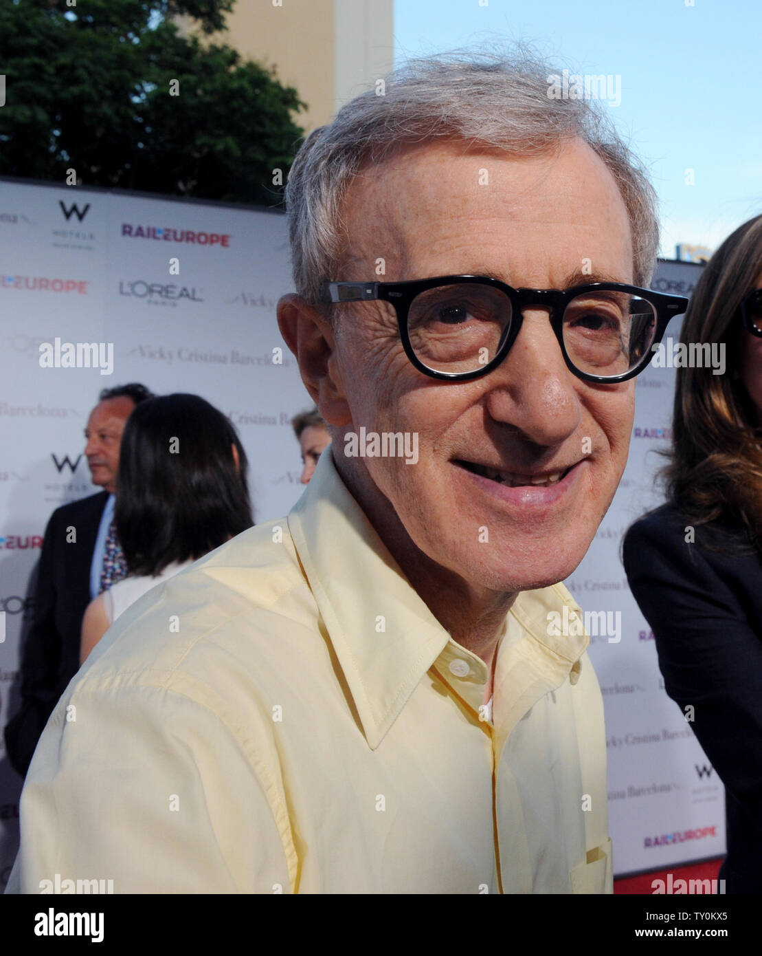 Woody Allen, director of the new romantic comedy motion picture "Vicky Cristina Barcelona