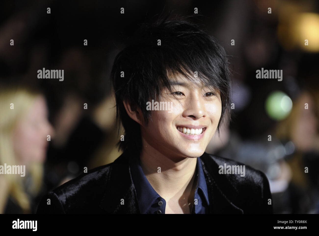 Cast member Justin Chon attends the premiere of the film 'Twilight'  in Los Angeles on November 17, 2008. (UPI Photo/ Phil McCarten) Stock Photo