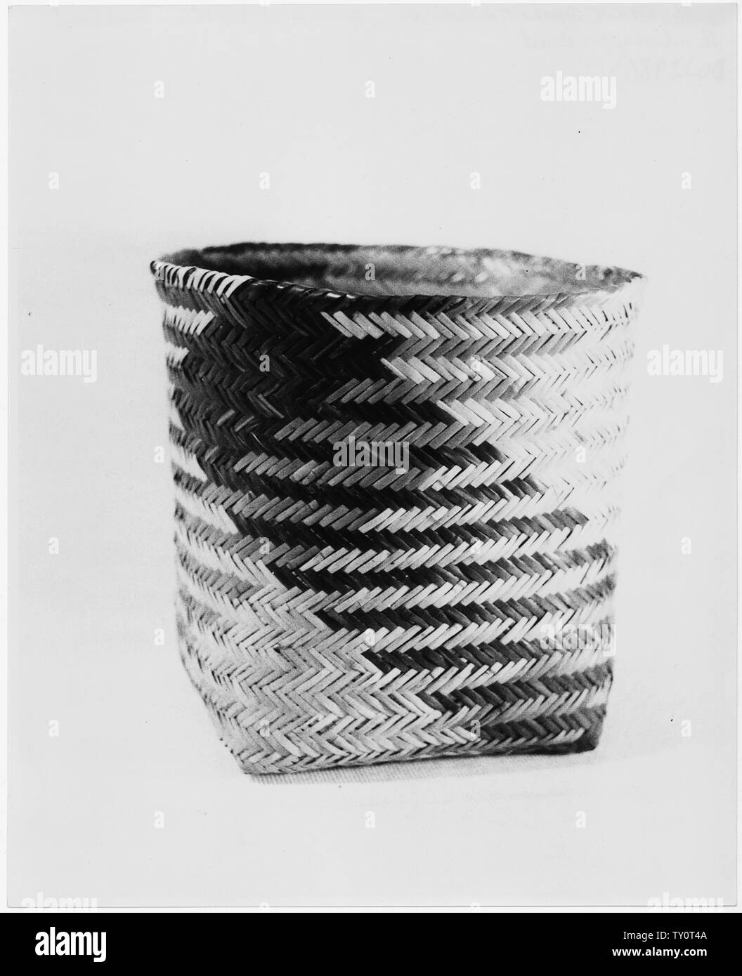 Double Weave River Cane Basket Stock Photo Alamy