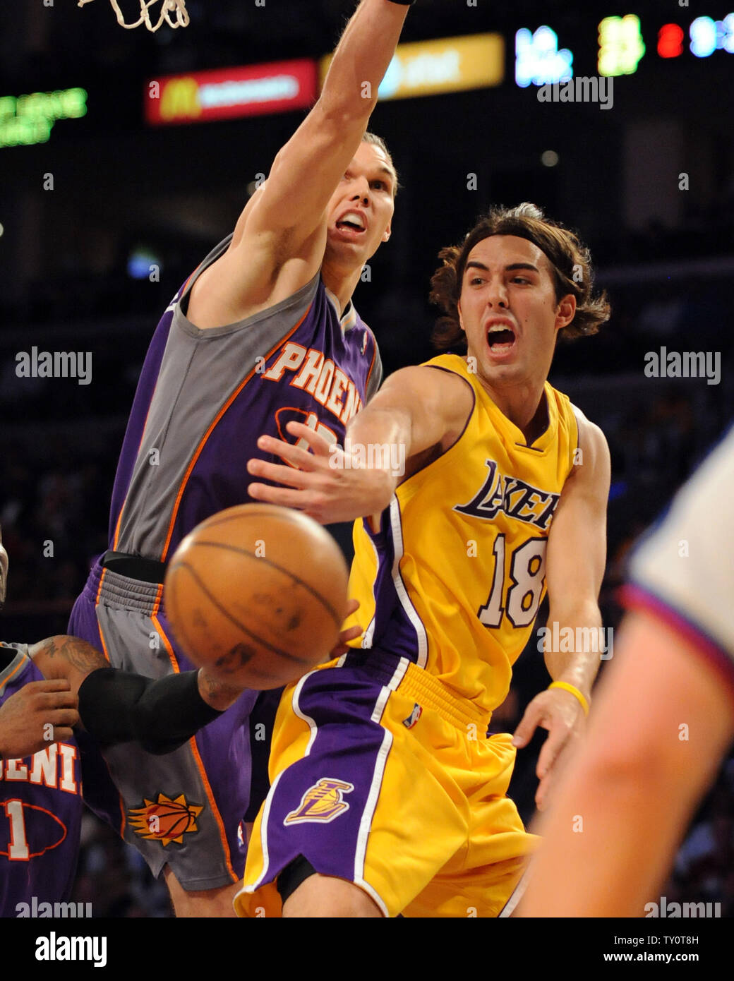 Los Angeles Lakers Sasha Vujacic High Resolution Stock Photography And Images Alamy