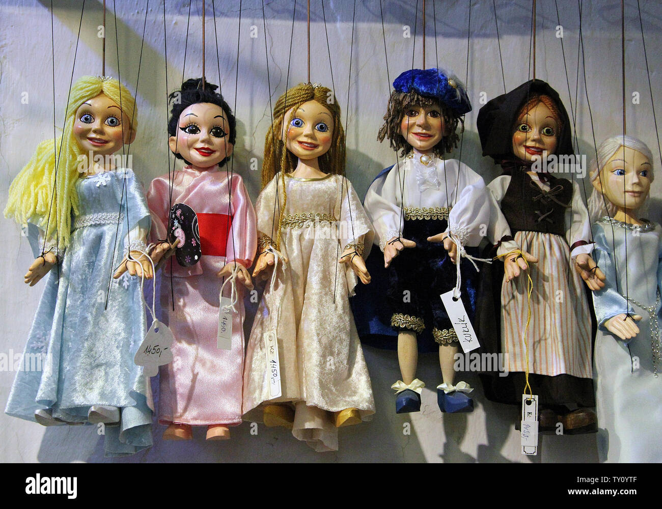 Traditional handmade in Prague Stock Photo Alamy