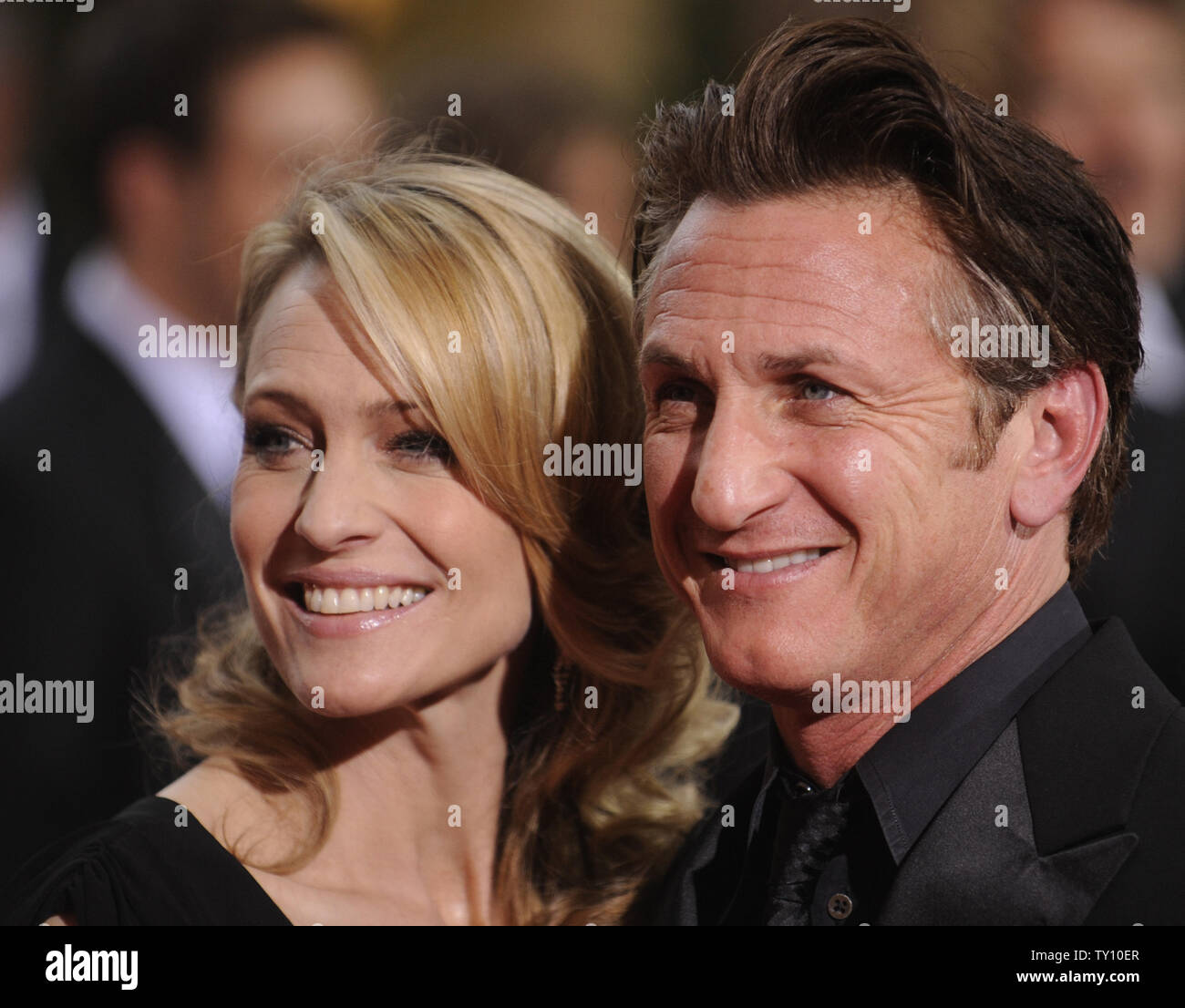Sean Penn, best actor winner for his role in the film 'Milk,' and his
