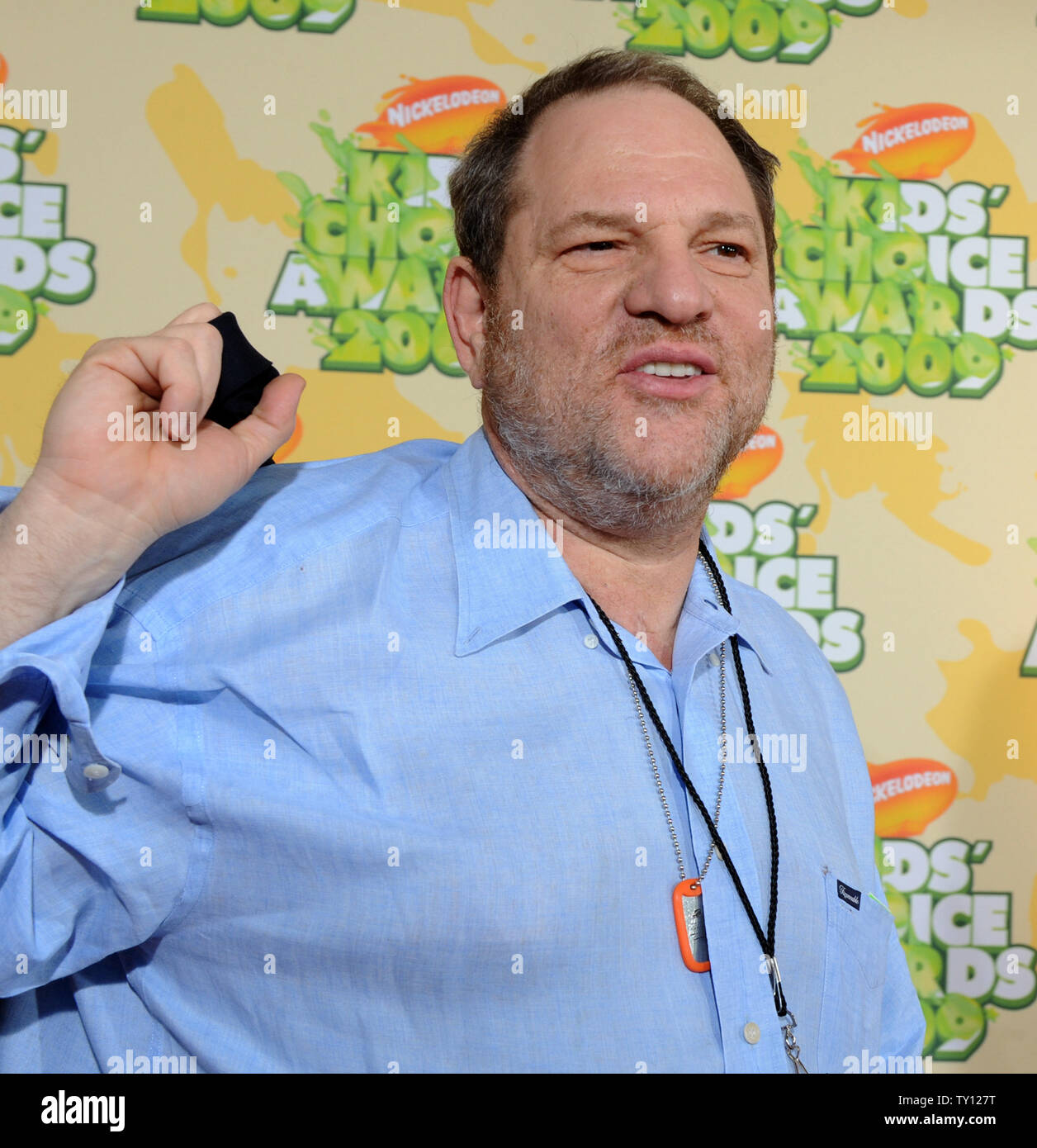 Producer Harvey Weinstein arrives at the 22nd Annual Kids' Choice Awards on March 28, 2009 in