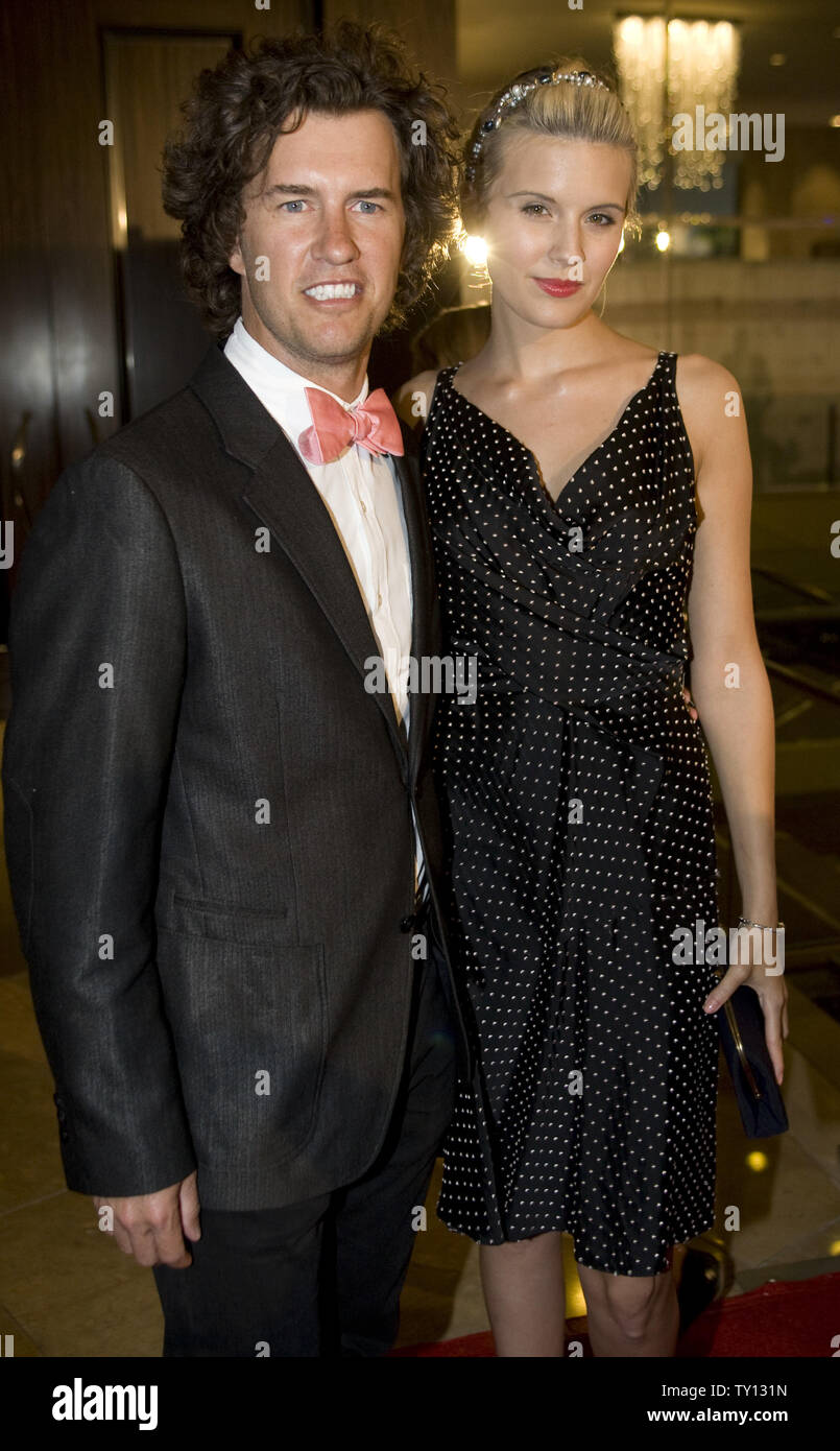 Actress Maggie Grace and her companion attend the African First Ladies Health Summit gala in Beverly Hills, California on April 21, 2009.  (UPI Photo/Hector Mata) Stock Photo