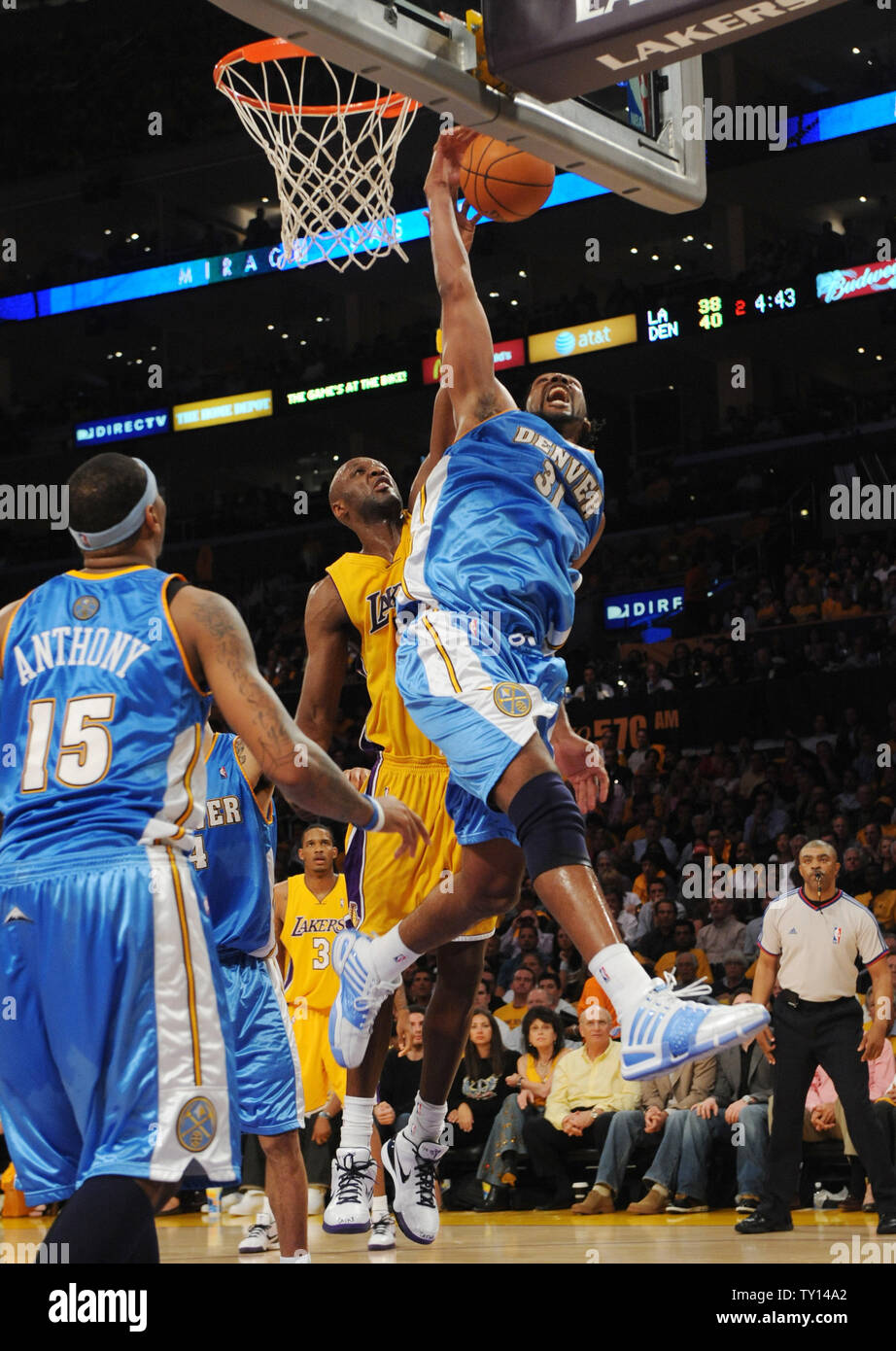 32,737 Denver Nuggets V Los Angeles Lakers Photos & High Res