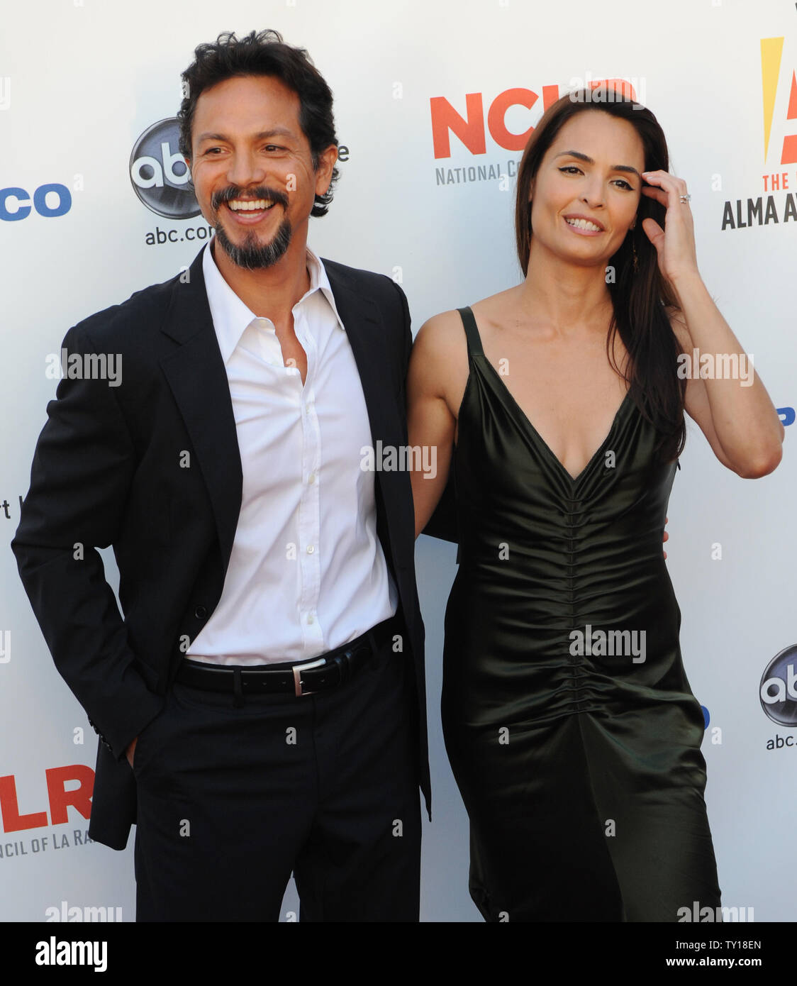 Benjamin Bratt and his wife Talisa Soto arrive for the ALMA Awards at UCLA's Royce Hall in the Westwood section of Los Angeles on September 17, 2009, in Los Angeles.     UPI/Jim Ruymen Stock Photo