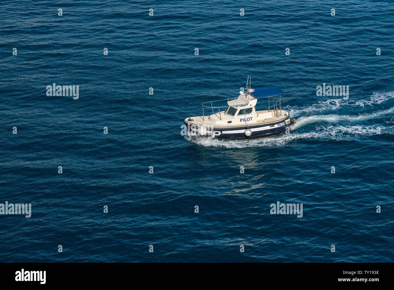 Fast pilot boat in Zadar, Croatia Stock Photo Alamy