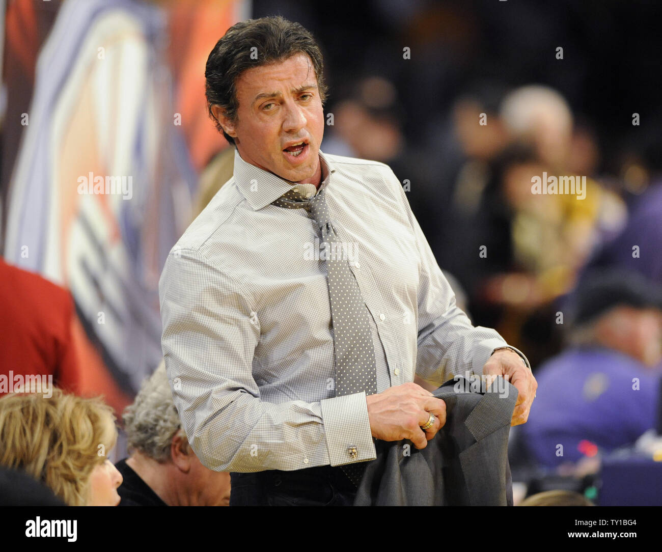 Lakers jacket hi-res stock photography and images - Alamy