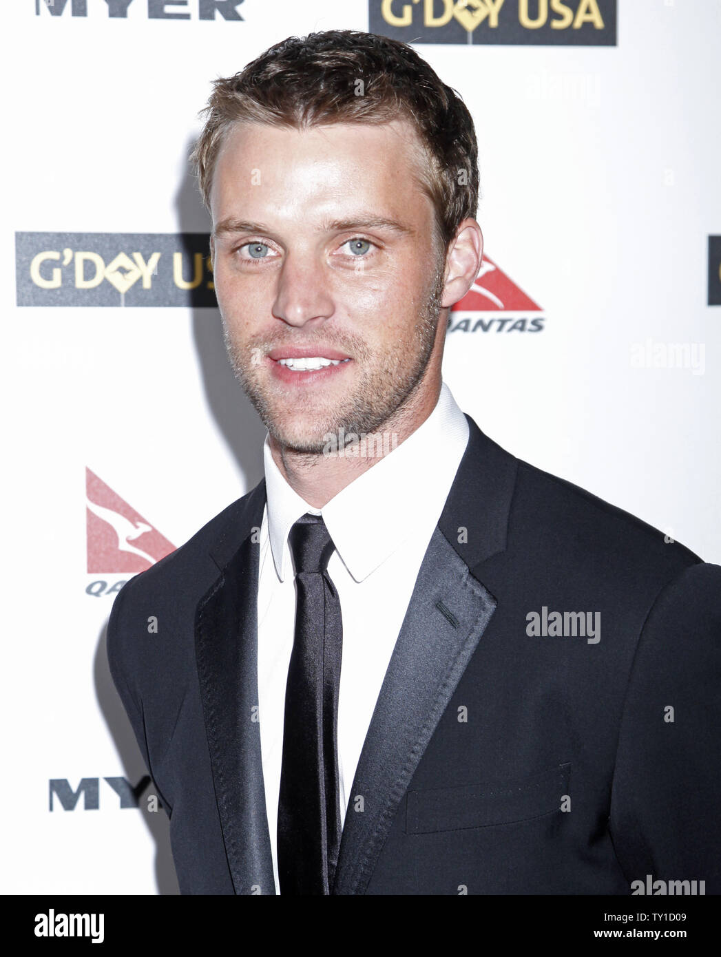 Jesse Spencer arrives on the red carpet at the G'Day USA 2010 Los Angeles Black Tie Gala in Hollywood on January 16, 2010.  The event honors high profile individuals for significant contributions to their industries and for excellence in promoting Australia in the United States.   (UPI/David Silpa) Stock Photo