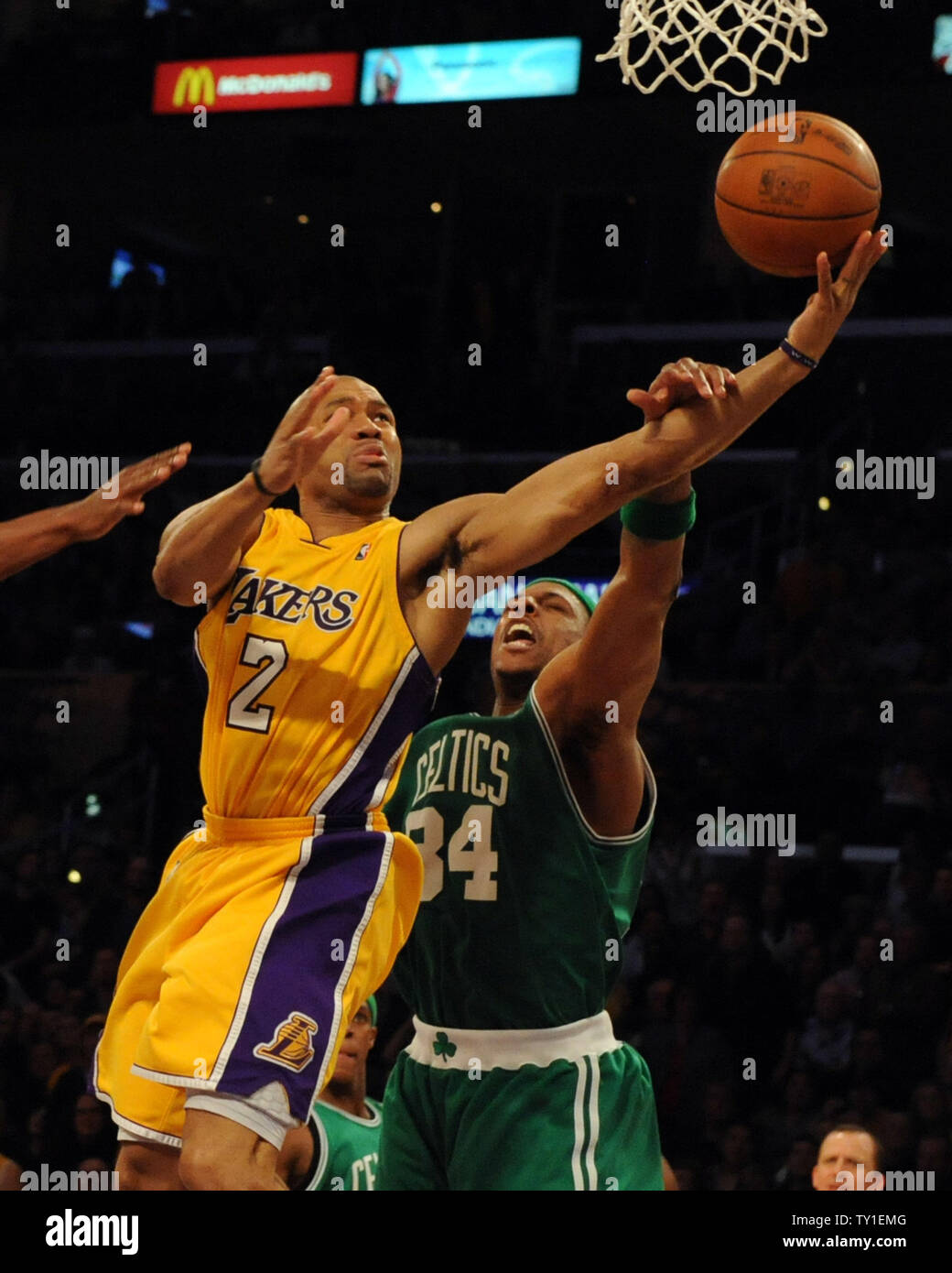 Los angeles lakers derek fisher hi-res stock photography and images - Alamy