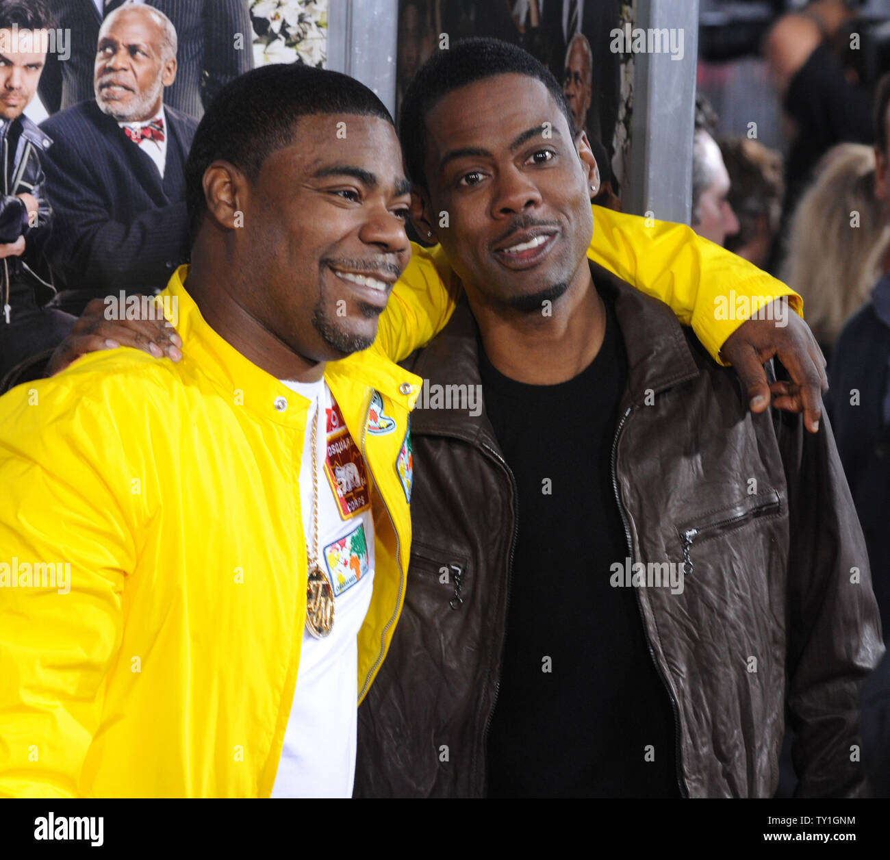 Tracy Morgan L And Chris Rock Cast Members In The Motion