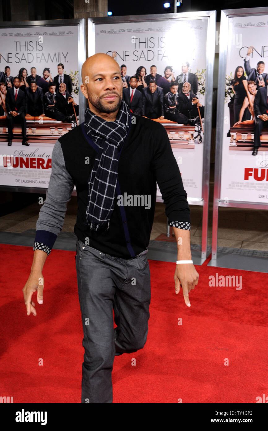 Singer and actor Common attends the premiere of the motion picture ...