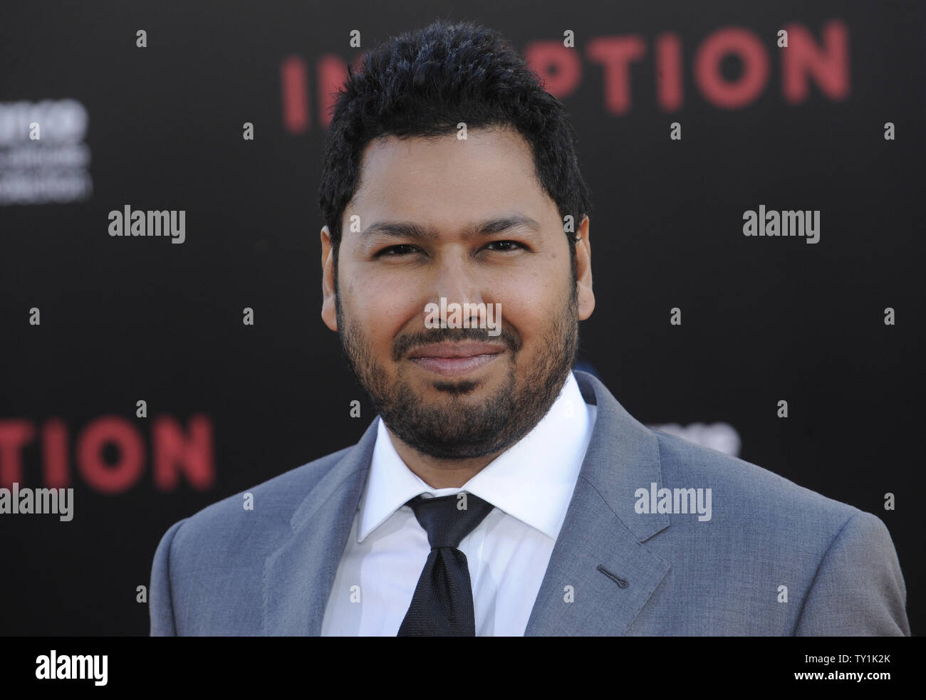 Cast member Dileep Rao attends the premiere of the film 'Inception' in Los Angeles on July 13, 2010.      UPI Photo/ Phil McCarten Stock Photo