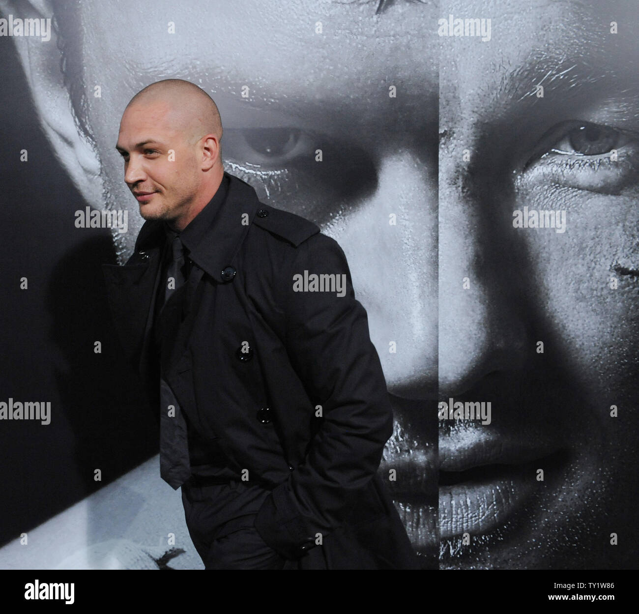 Actor Tom Hardy, a cast member in the motion picture sports drama