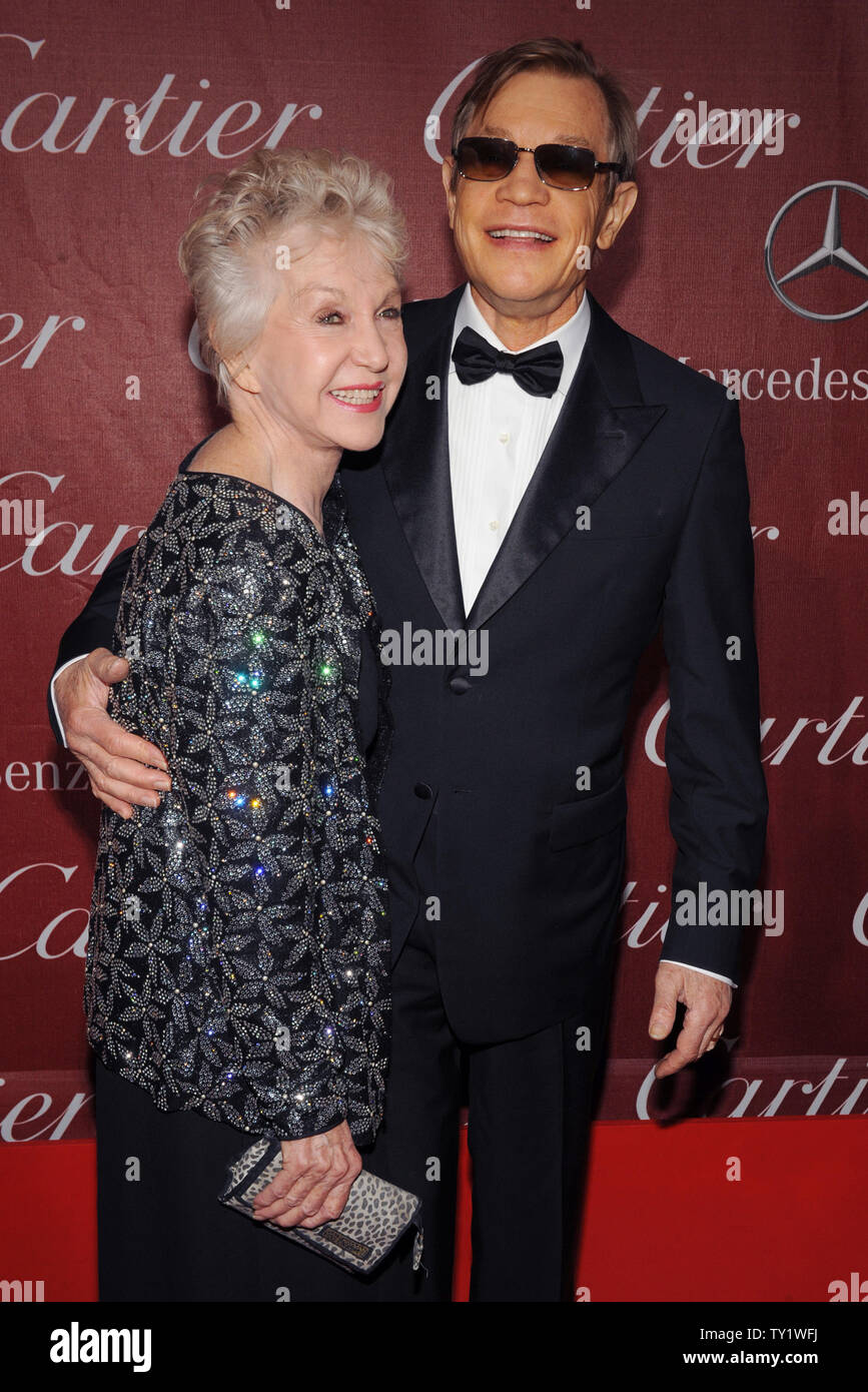 Actor Michael York and his wife Patricia McCallum arrive for the 2011 Palm Springs International Film Festival Awards Gala  in Palm Springs, California on January 8, 2011. UPI/Jim Ruymen Stock Photo