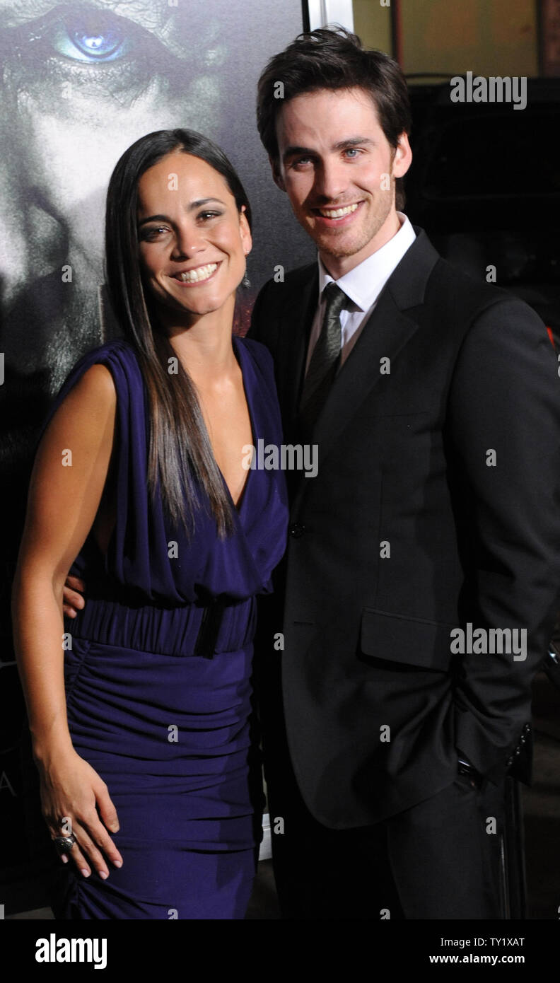 Braga Rite Actors Alice Braga (L) and Colin O'Donoghue, cast members in the motion ...