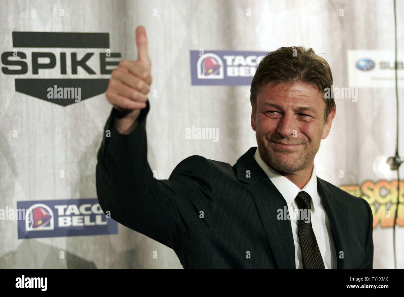 Actor Sean Bean, 'Game of Thrones', arrives for Spike TV's Scream Awards at Universal Studios in Los Angeles on October 15, 2011.   UPI/Jonathan Alcorn Stock Photo