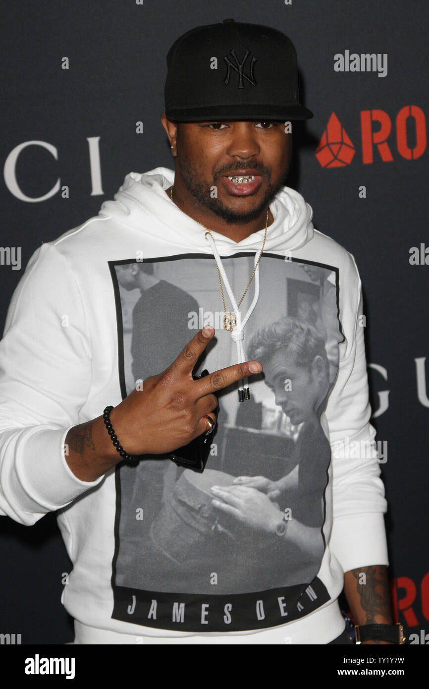 Producer The-Dream arrives at the Gucci/RocNation Pre-Grammy Brunch held at the Soho House in West Hollywood on February 12, 2011.    UPI/Jonathan Alcorn Stock Photo