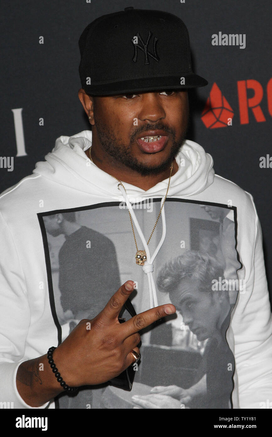 Producer The-Dream arrives at the Gucci/RocNation Pre-Grammy Brunch held at the Soho House in West Hollywood on February 12, 2011.    UPI/Jonathan Alcorn Stock Photo