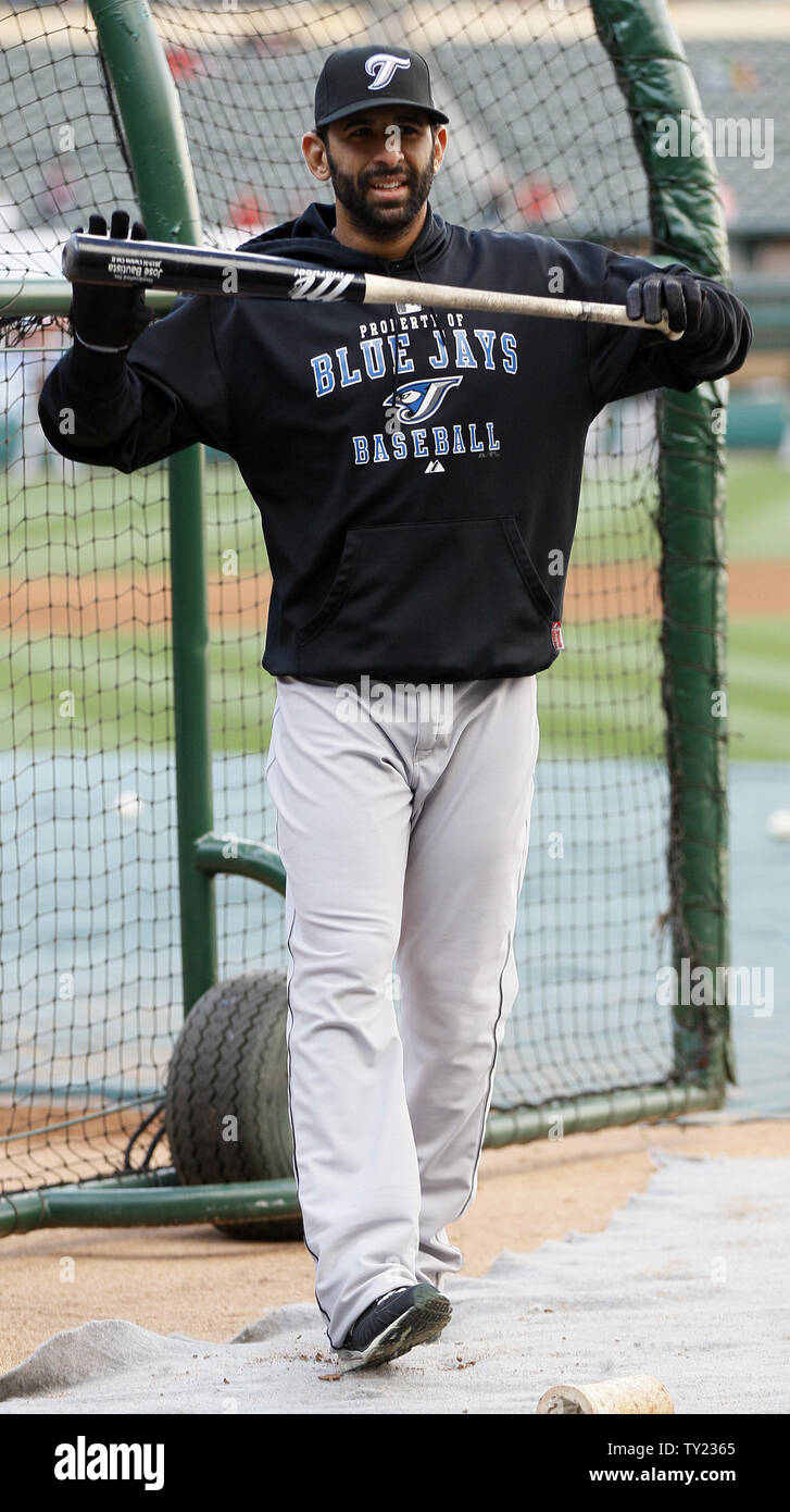 Toronto Blue Jays right fielder Jose Bautista (19) during batting