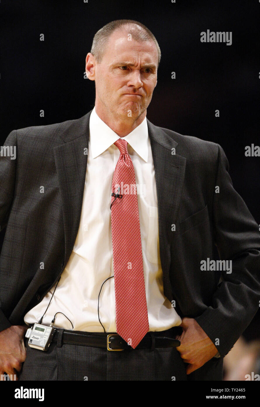 Dallas Maverick S Head Coach Rick Carlisle Isn T Happy With A Call Against His Team In Game 2 Of The Western Conference Semifinals Against The Los Angeles Lakers On May 4 11 In