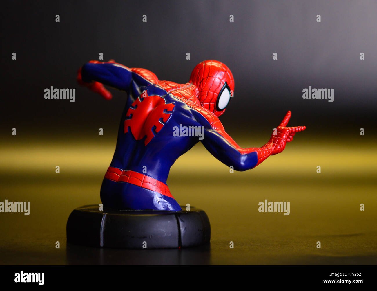Spider Man figure Stock Photo