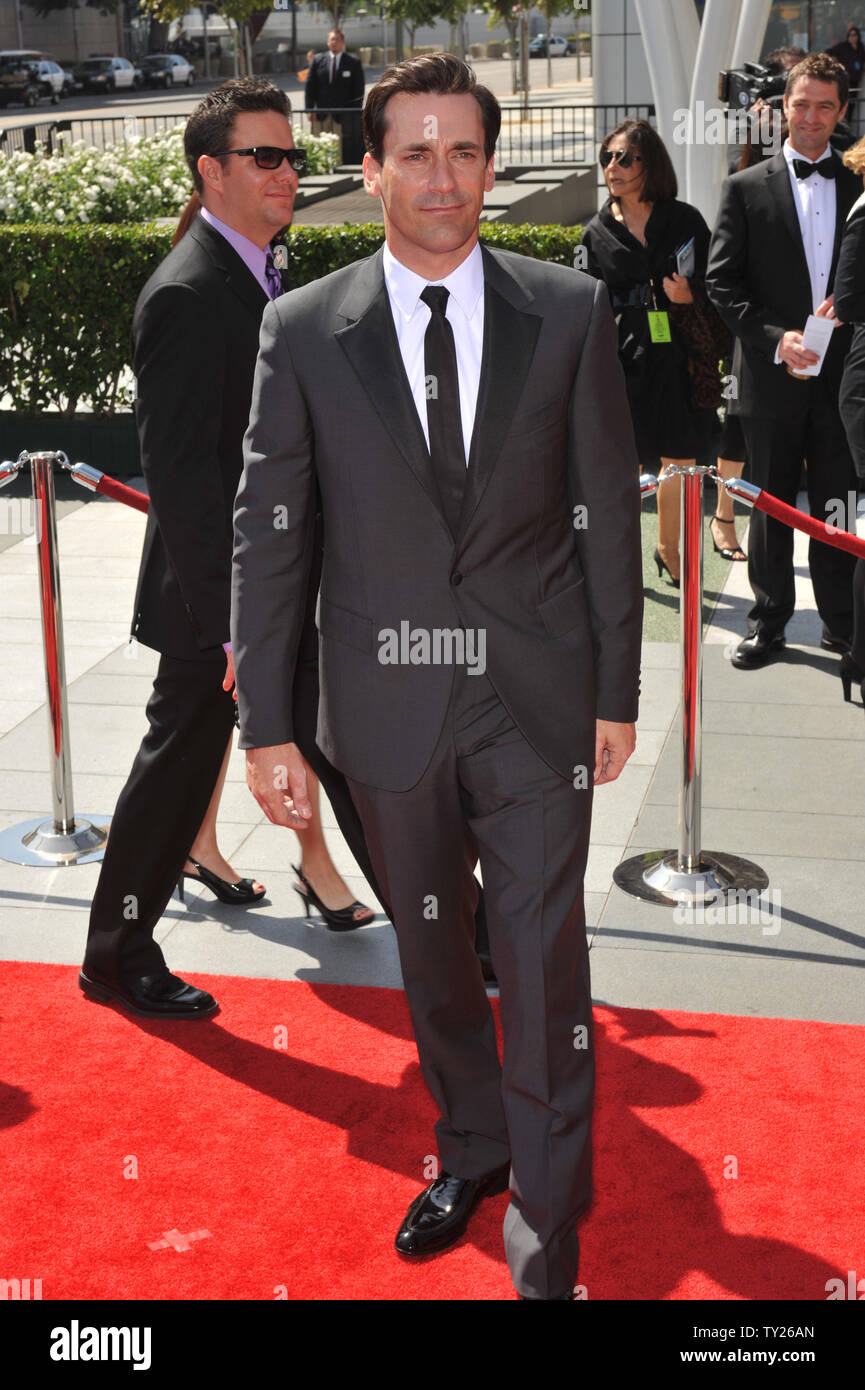 LOS ANGELES, CA. September 12, 2009: Jon Hamm at the 2009 Creative Arts Emmy Awards at the Nokia Theatre L.A. Live in Downtown Los Angeles. © 2009 Paul Smith / Featureflash Stock Photo