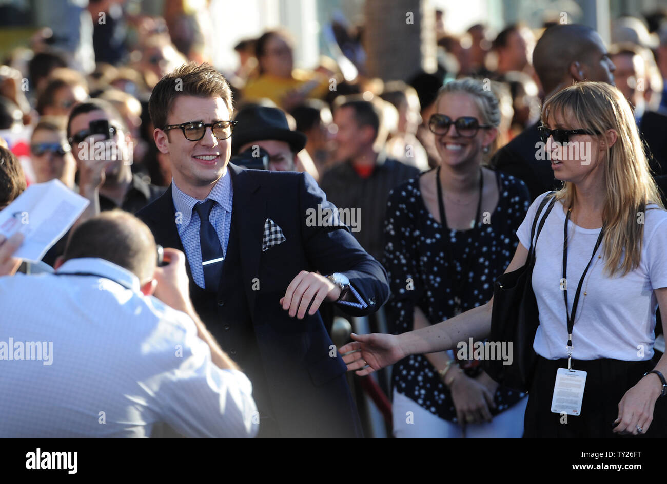 Chris Evans at THE GRAY MAN London Premiere - Tom + Lorenzo