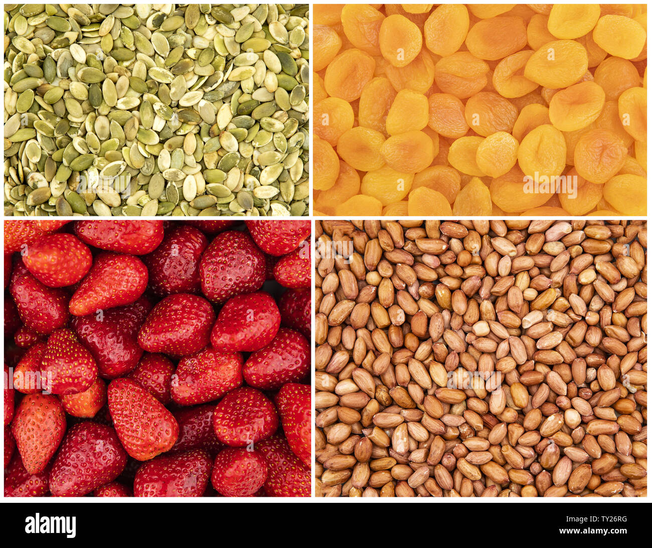Set of food background texture: strawberry, currant Stock Photo - Alamy