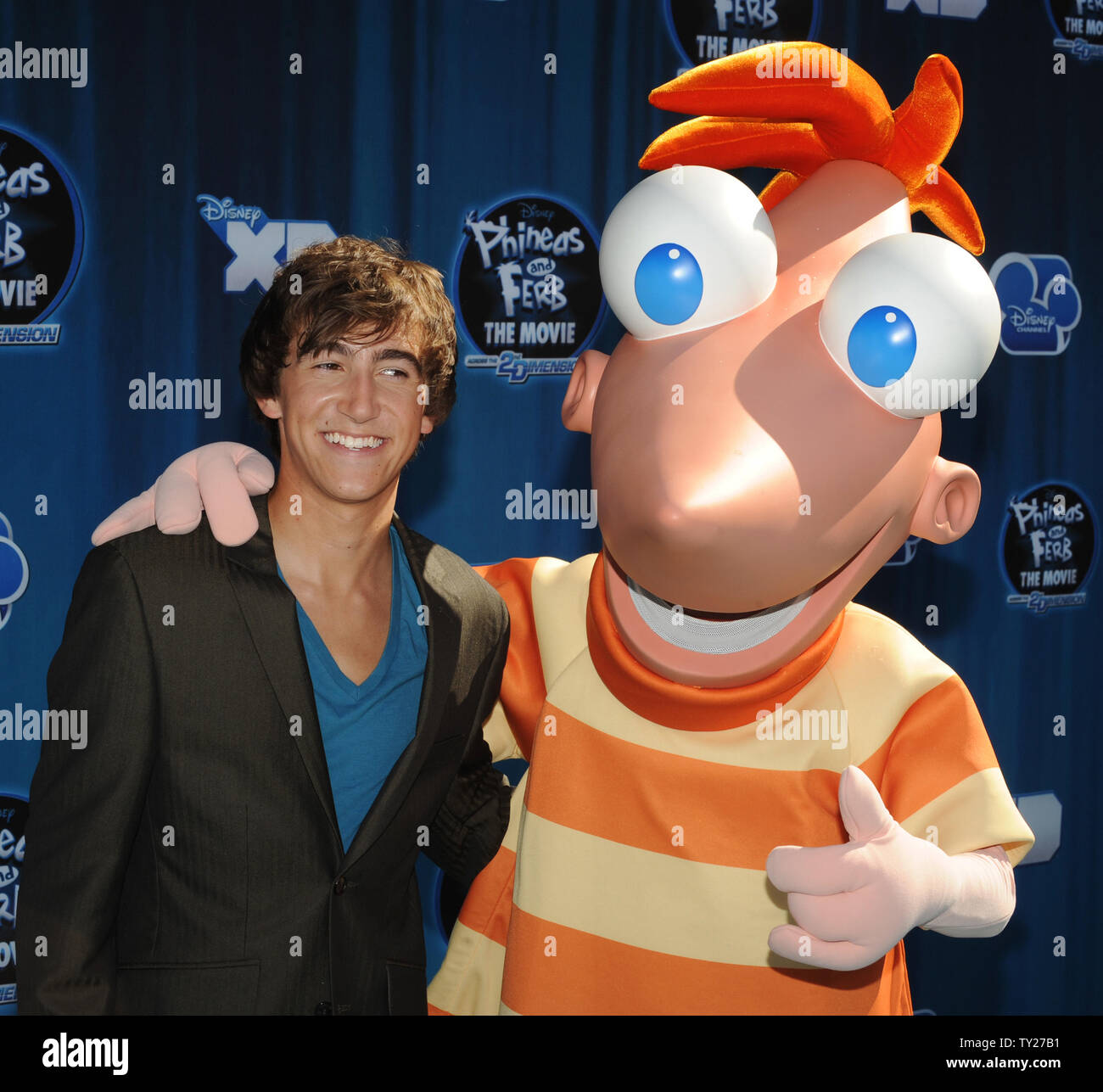 Actor Vincent Martella, the voice of Phineas in the animated comedy 