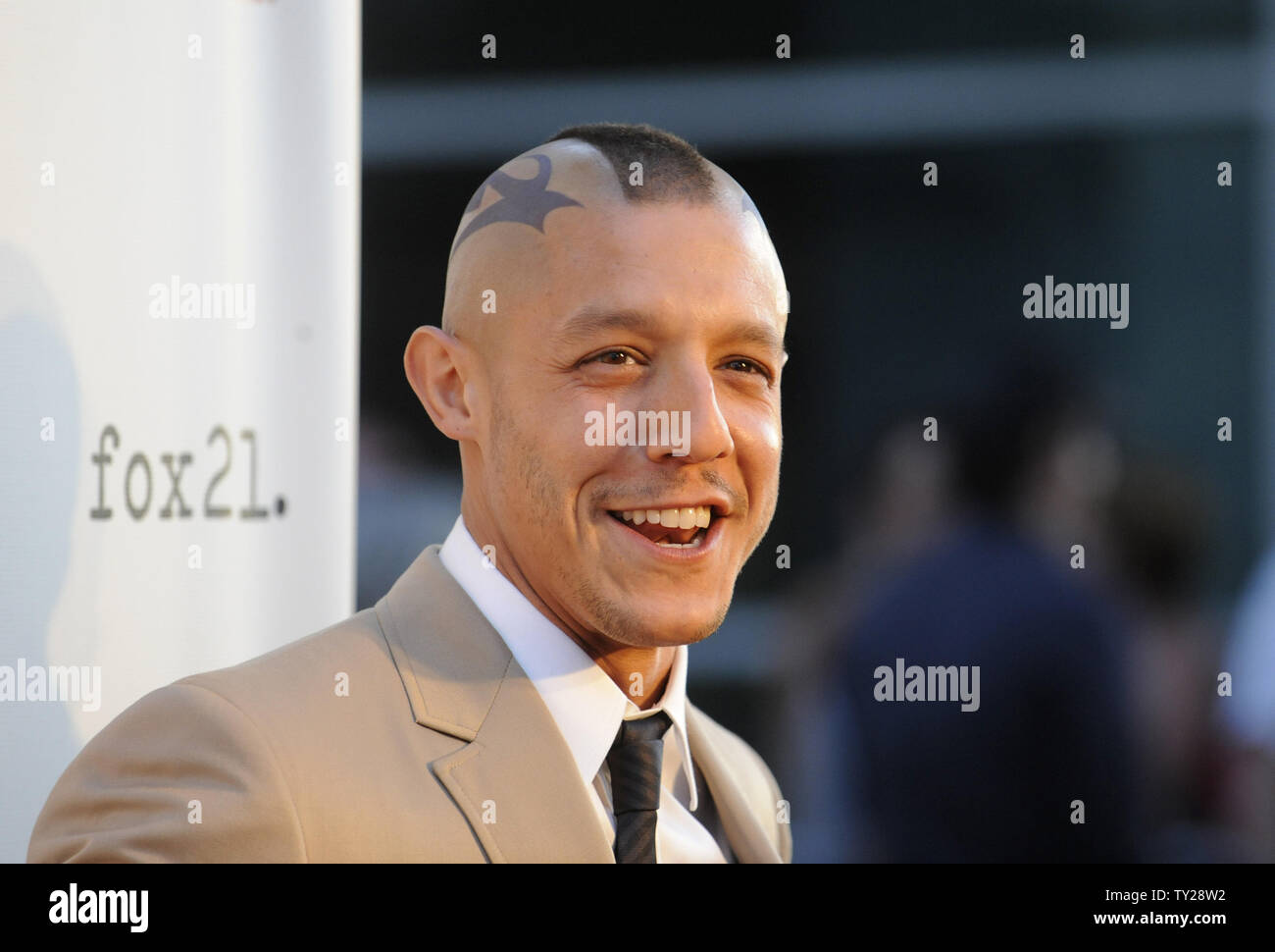 Cast member Theo Rossi attends the Sons of Anarchy, Season 4 premiere screening at the Arclight Theatre in the Hollywood section of Los Angeles on August 30, 2011.      UPI/Phil McCarten Stock Photo