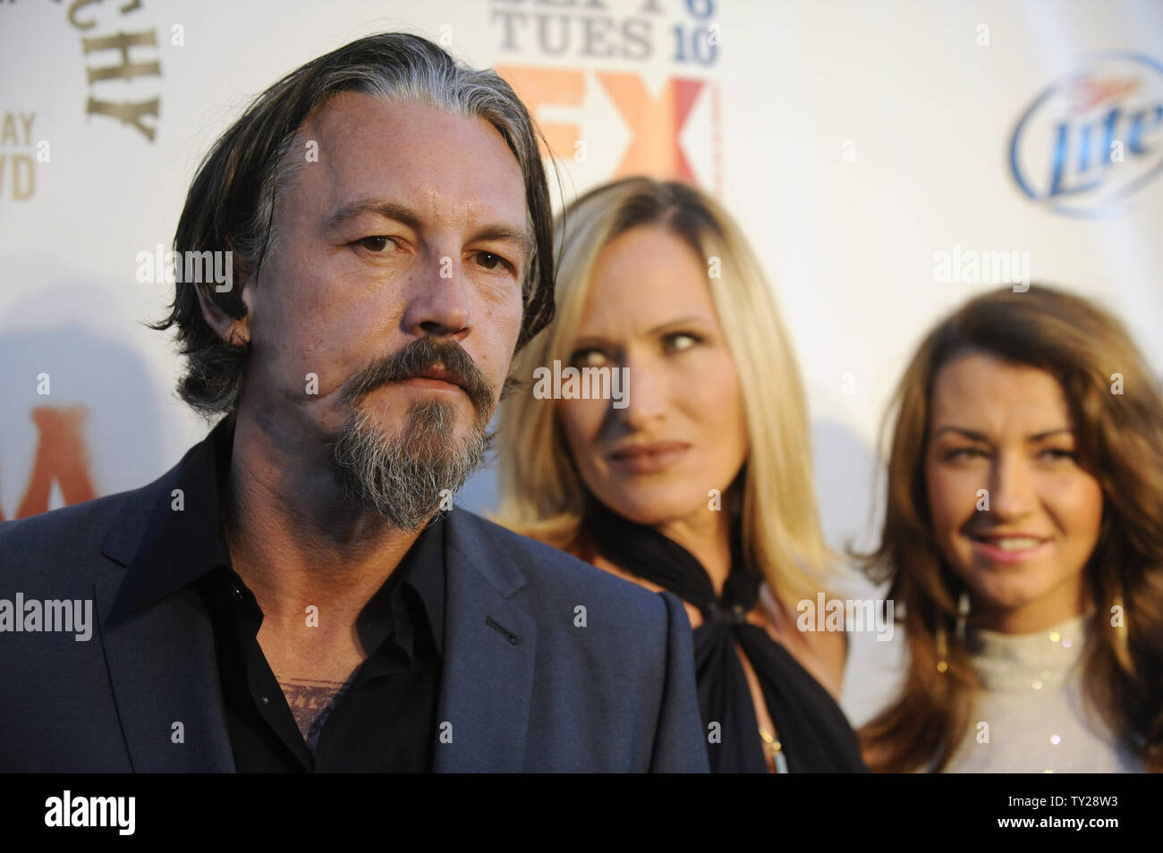 Cast member Tommy Flanagan attends the Sons of Anarchy, Season 4 premiere screening at the Arclight Theatre in the Hollywood section of Los Angeles on August 30, 2011.      UPI/Phil McCarten Stock Photo
