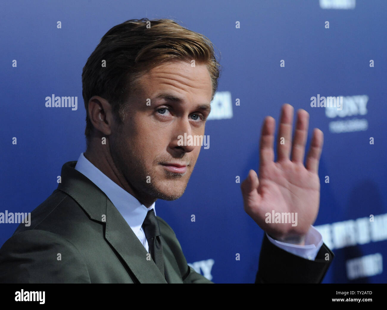 Ryan Gosling A Cast Member In The Motion Picture Political Drama The Ides Of March Attends