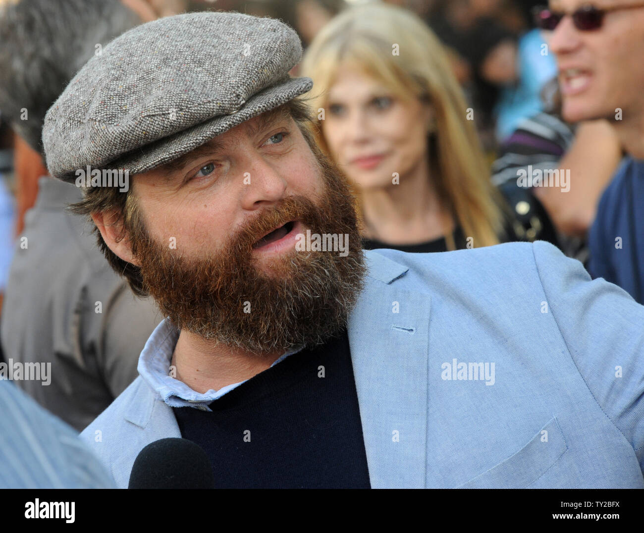 Actor Zach Galifianakis, the voice of Humpty Dumpty in the annimated