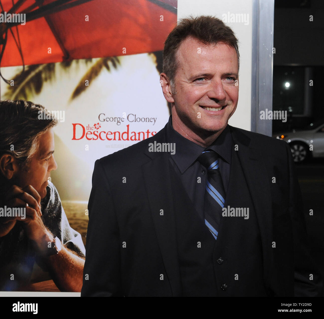 Actor Aidan Quinn attends the premiere of the motion picture dramatic comedy 'The Descendants', at the Academy of Motion Picture Arts & Sciences, in Beverly Hills on November 15, 2011.  UPI/Jim Ruymen Stock Photo