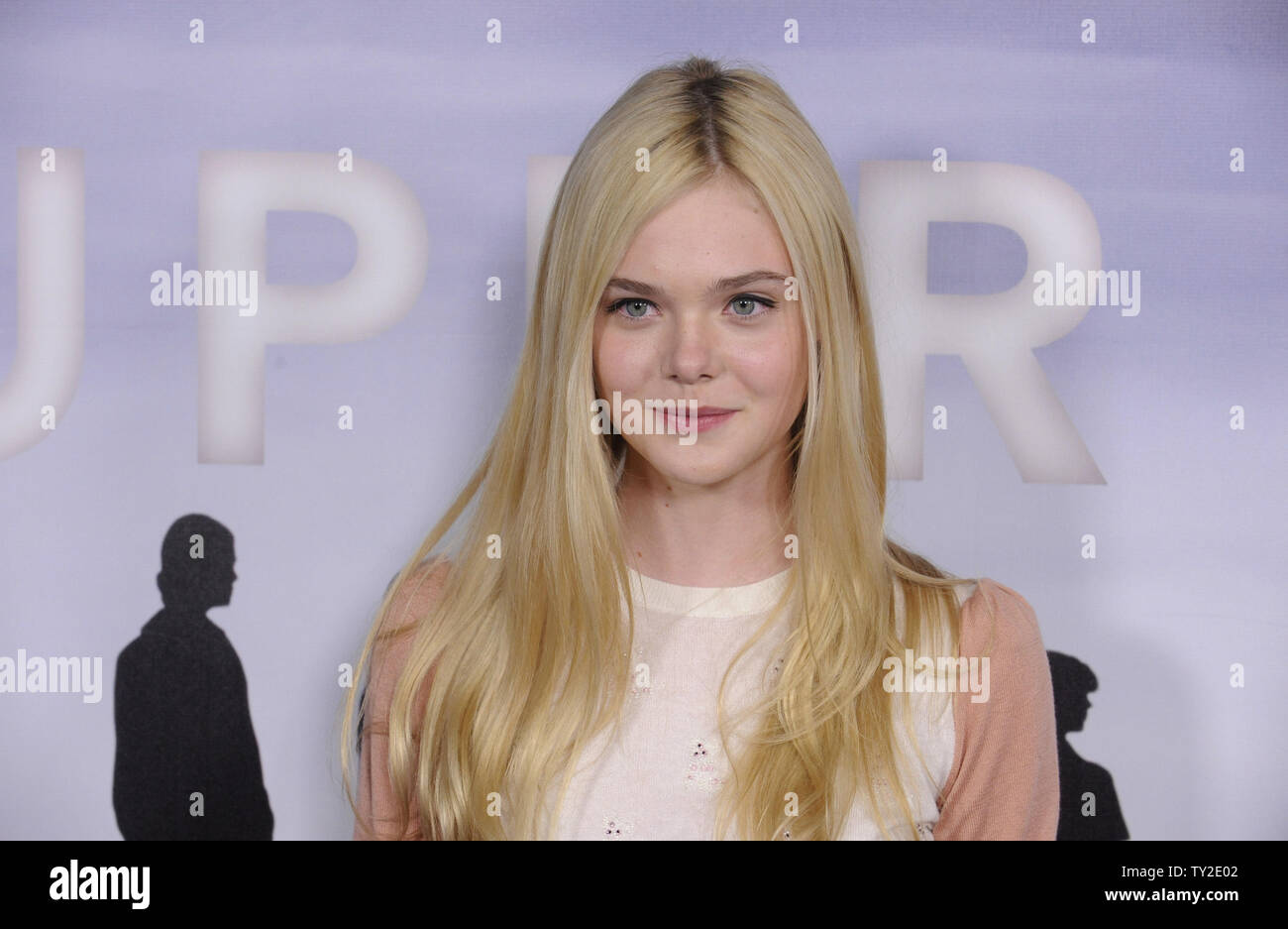 Cast member Elle Fanning attends a screening of the film "Super 8" held