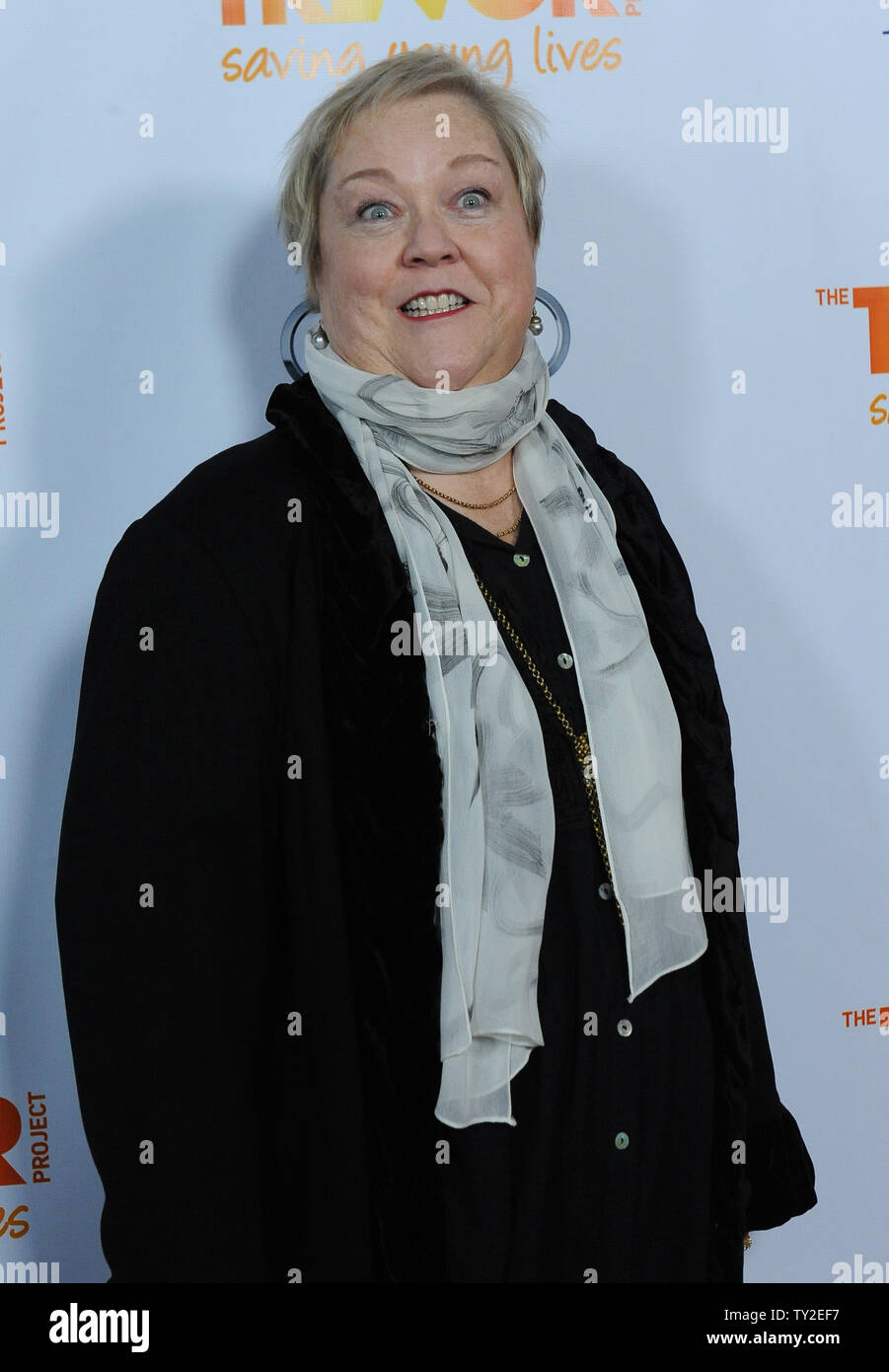 Actress Kathy Kinney attends the Trevor Live event honoring Lady Gaga and Google Inc. at the Hollywood Palladium in Los Angeles on December 4, 2011.  UPI/Jim Ruymen Stock Photo