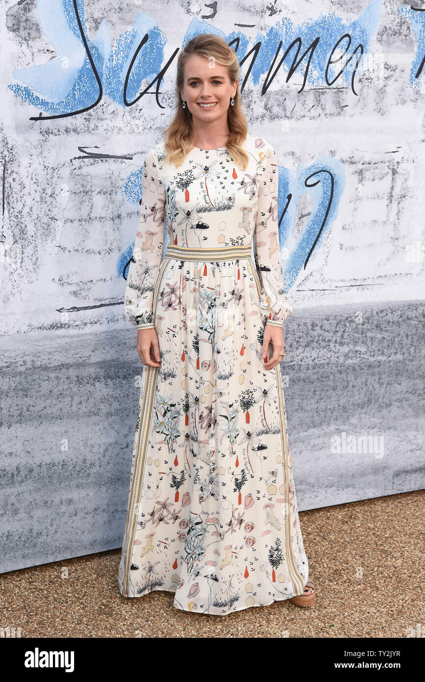 LONDON, UK. June 25, 2019: Cressida Bonas arriving for the Serpentine